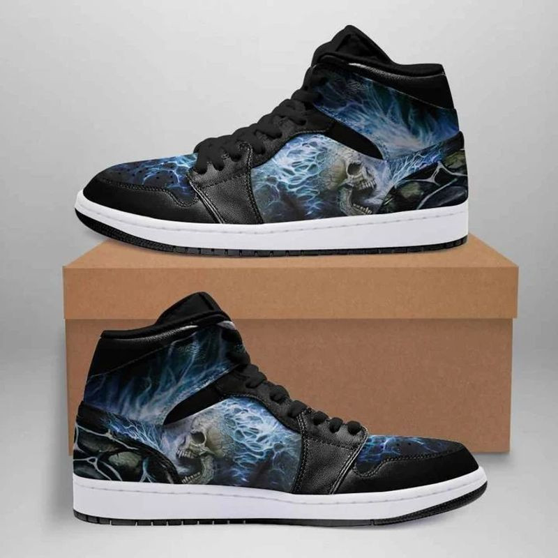 Skull 3 High Top Air Jordan Sneaker, Air Jordan Hightop