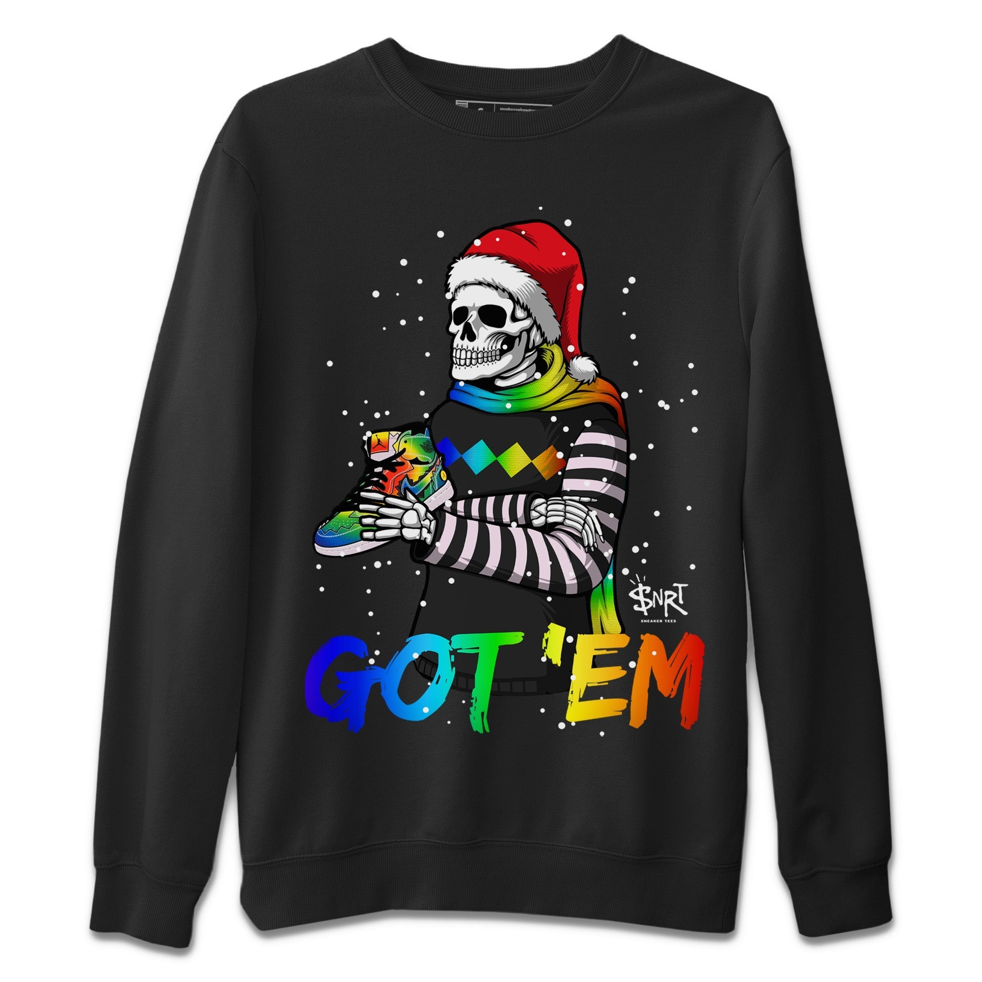 Skull Got Em Unisex Sweater – Air Jordan 1 J Balvin, Sneakers Matching Sweater