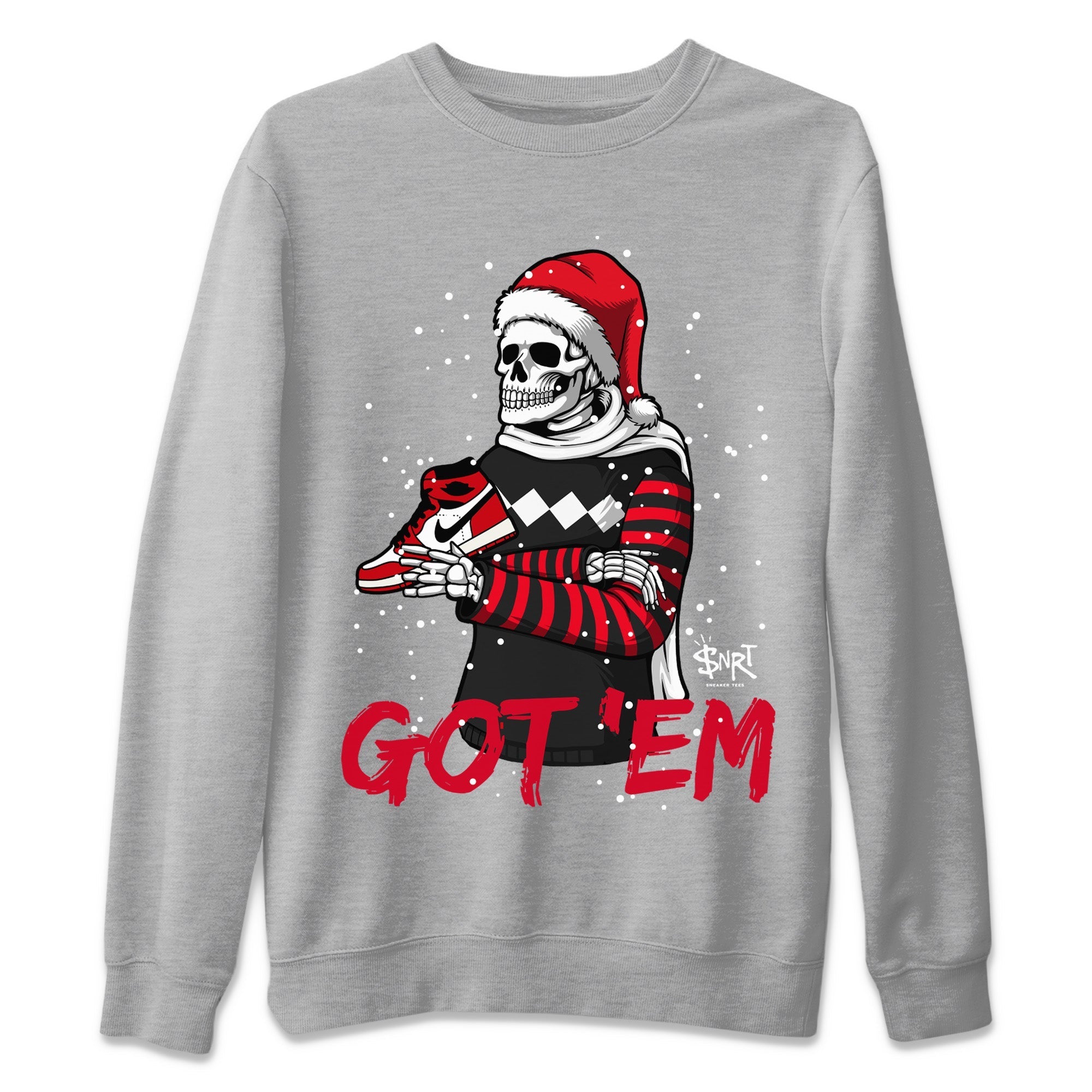Skull Got Em Unisex Sweater – Air Jordan 1 Lost & Found, Sneakers Matching Sweater