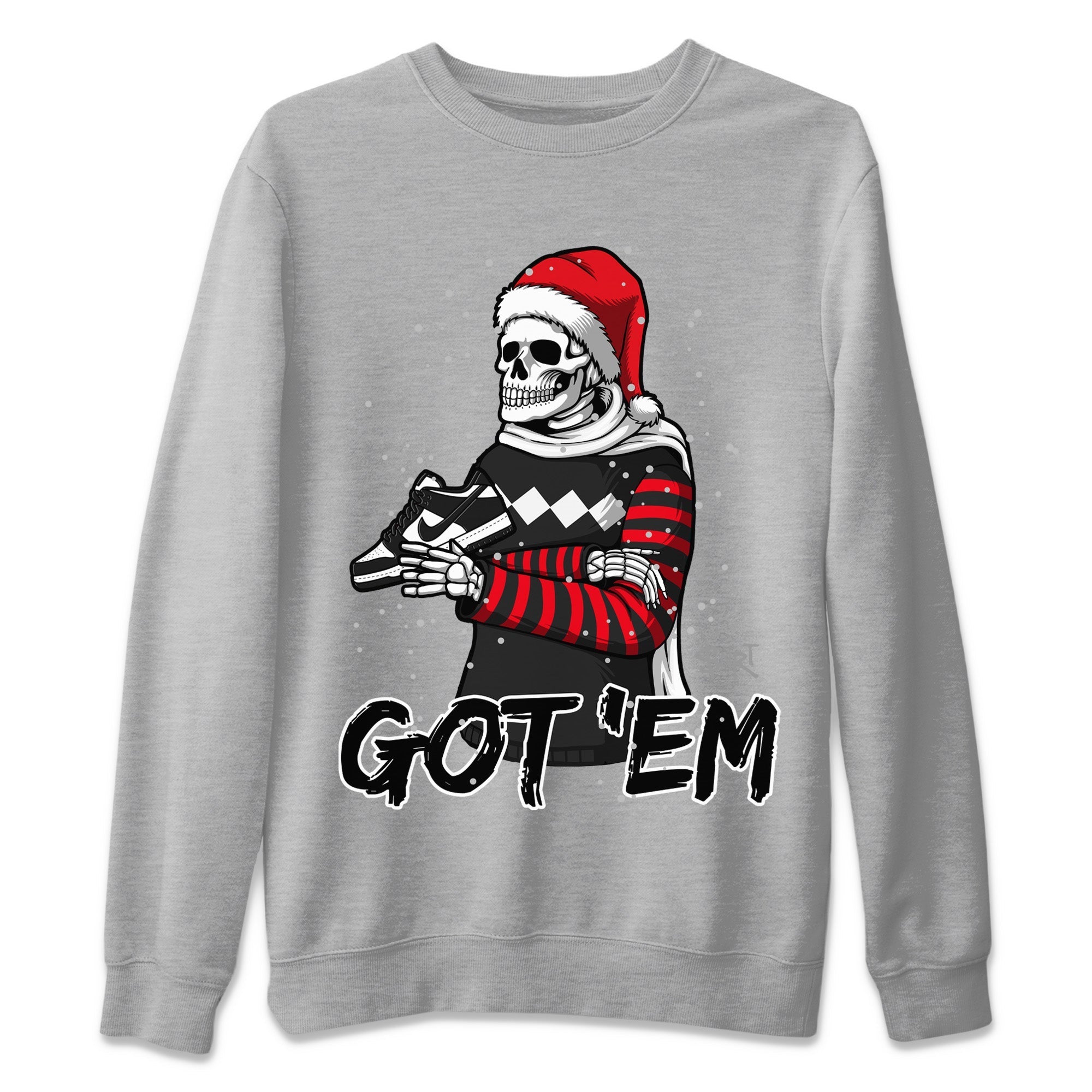 Skull Got Em Unisex Sweater – Dunk Panda, Sneakers Matching Sweater