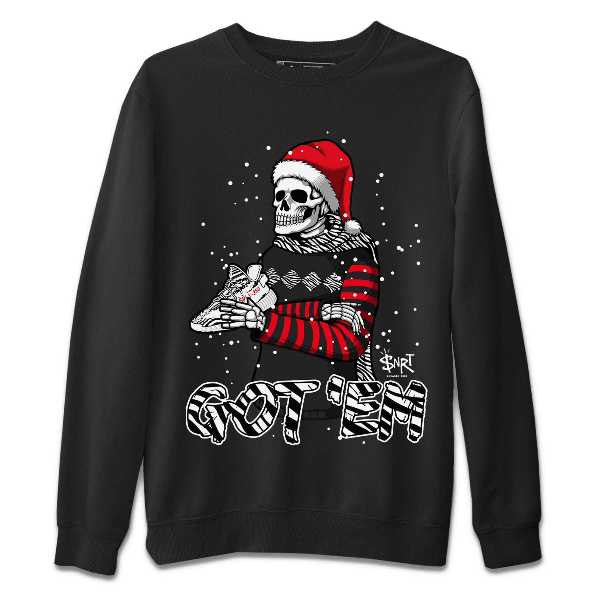 Skull Got Em Unisex Sweater – Yeezy 350 Zebra, Sneakers Matching Sweater