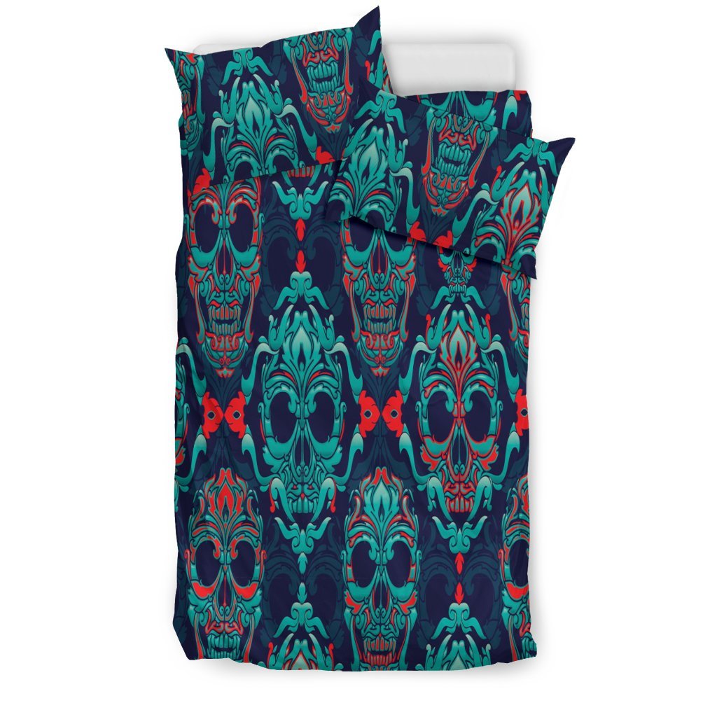Skulls 3D Customized Duvet Cover Bedding Set