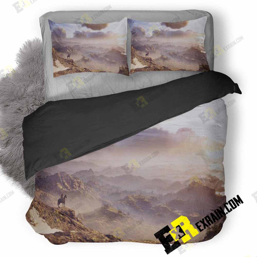 Sky Lords Assasisns Creed Odyseey Sm 3D Customized Duvet Cover Bedding Set