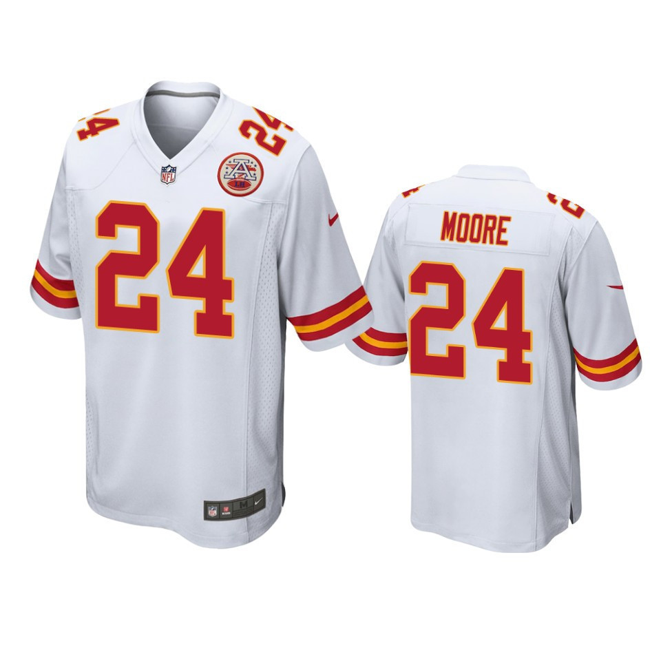 Skyy Moore Men's Kansas City Chiefs Vapor & Game Player Game Jersey - All Stitched 