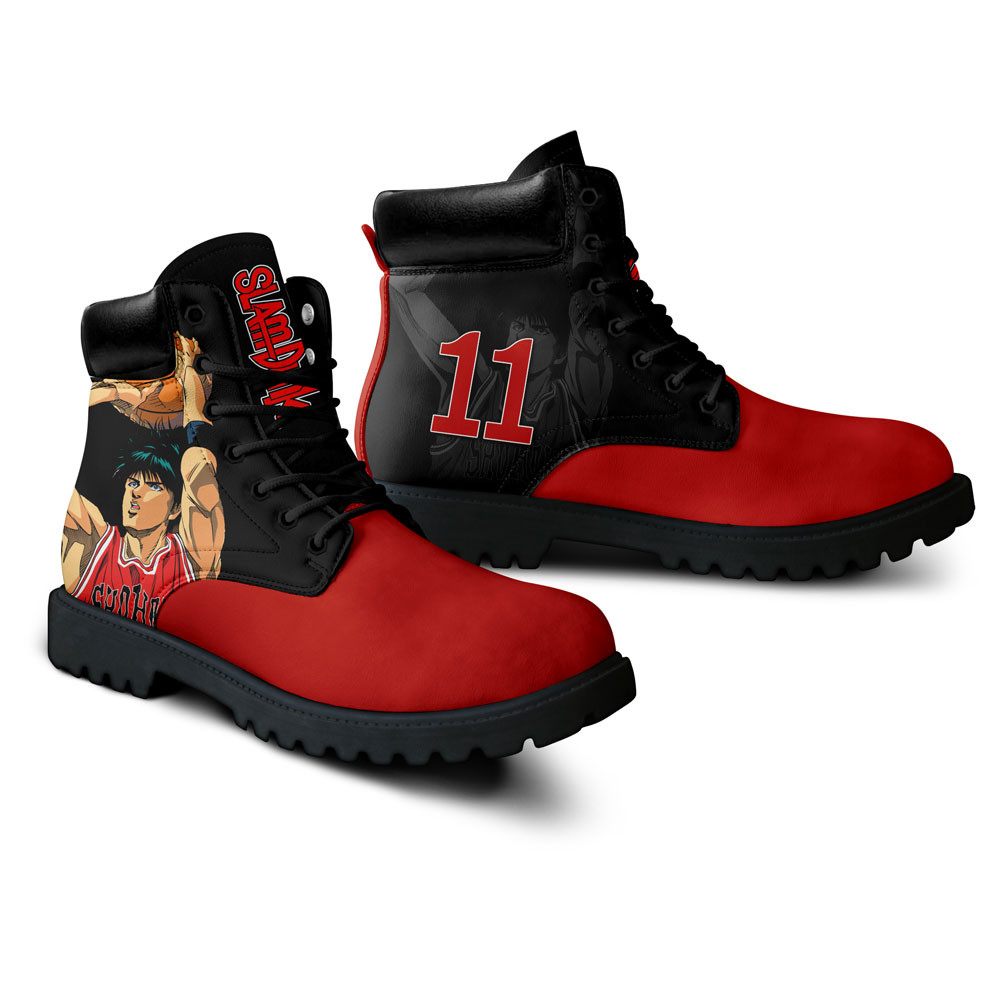 Slam Dunk Rukawa Kaede Boots Manga Anime Custom Shoes