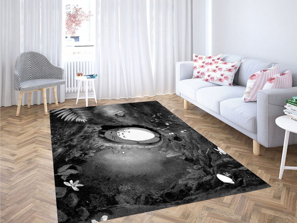 Sleeping My Neighbor Totoro Living Room Modern Carpet Rectangle Rug