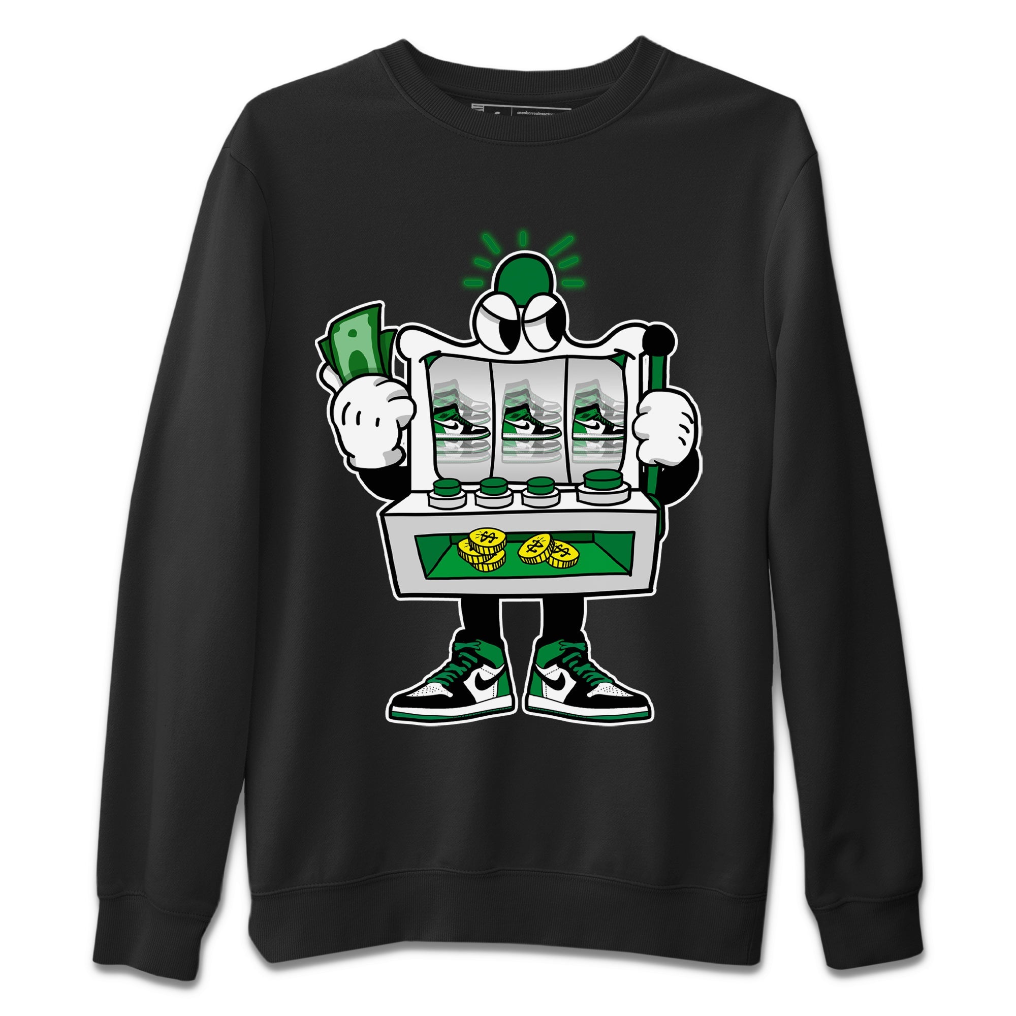 Slot Machine Unisex Sweater – Air Jordan 1 Celtics, Sneakers Matching Sweater