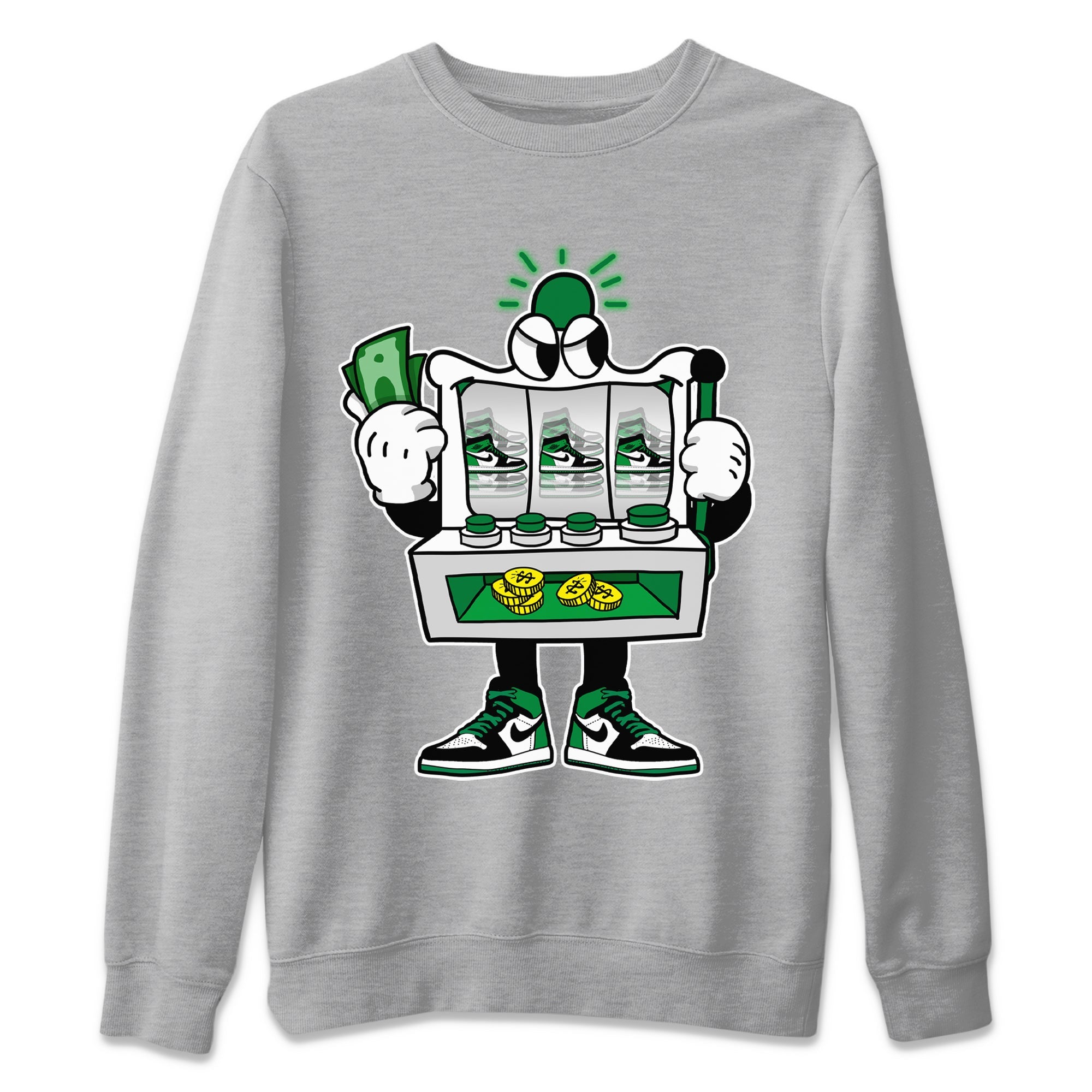 Slot Machine Unisex Sweater – Air Jordan 1 Celtics, Sneakers Matching Sweater