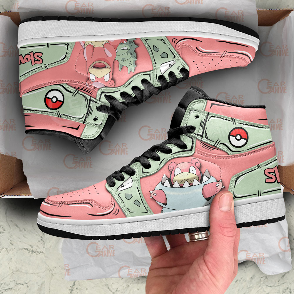 Slowbro JD1s Sneakers Pokemon Anime Shoes, Air Jordan Hightop