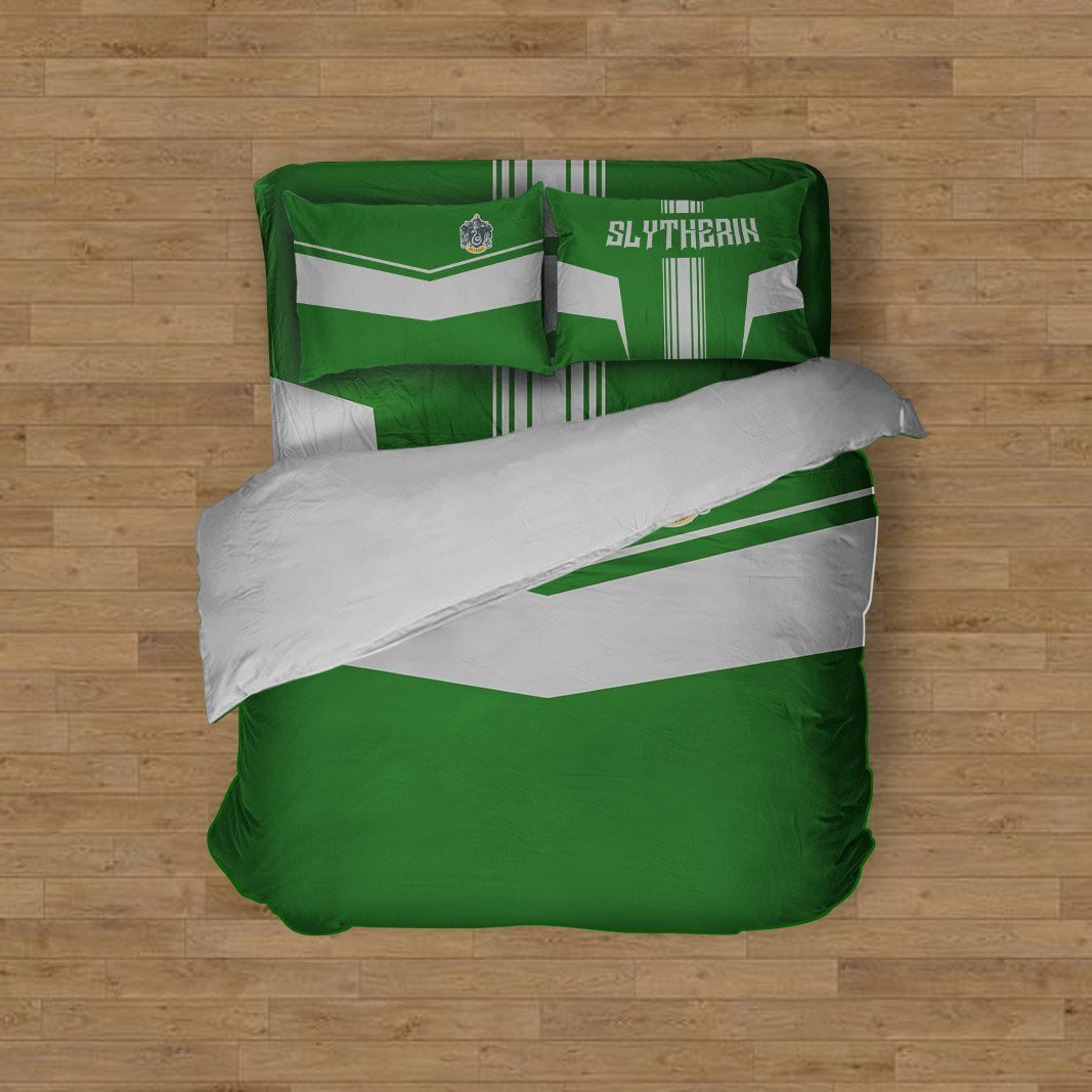 Slytherin Harry Potter 3D Customized Duvet Cover Bedding Set