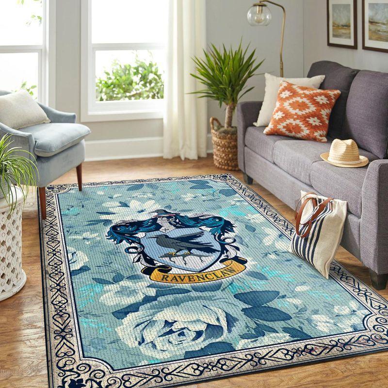 Slythern Hogwarts Harry Potter Rectangle Rug – Custom Size And Printing