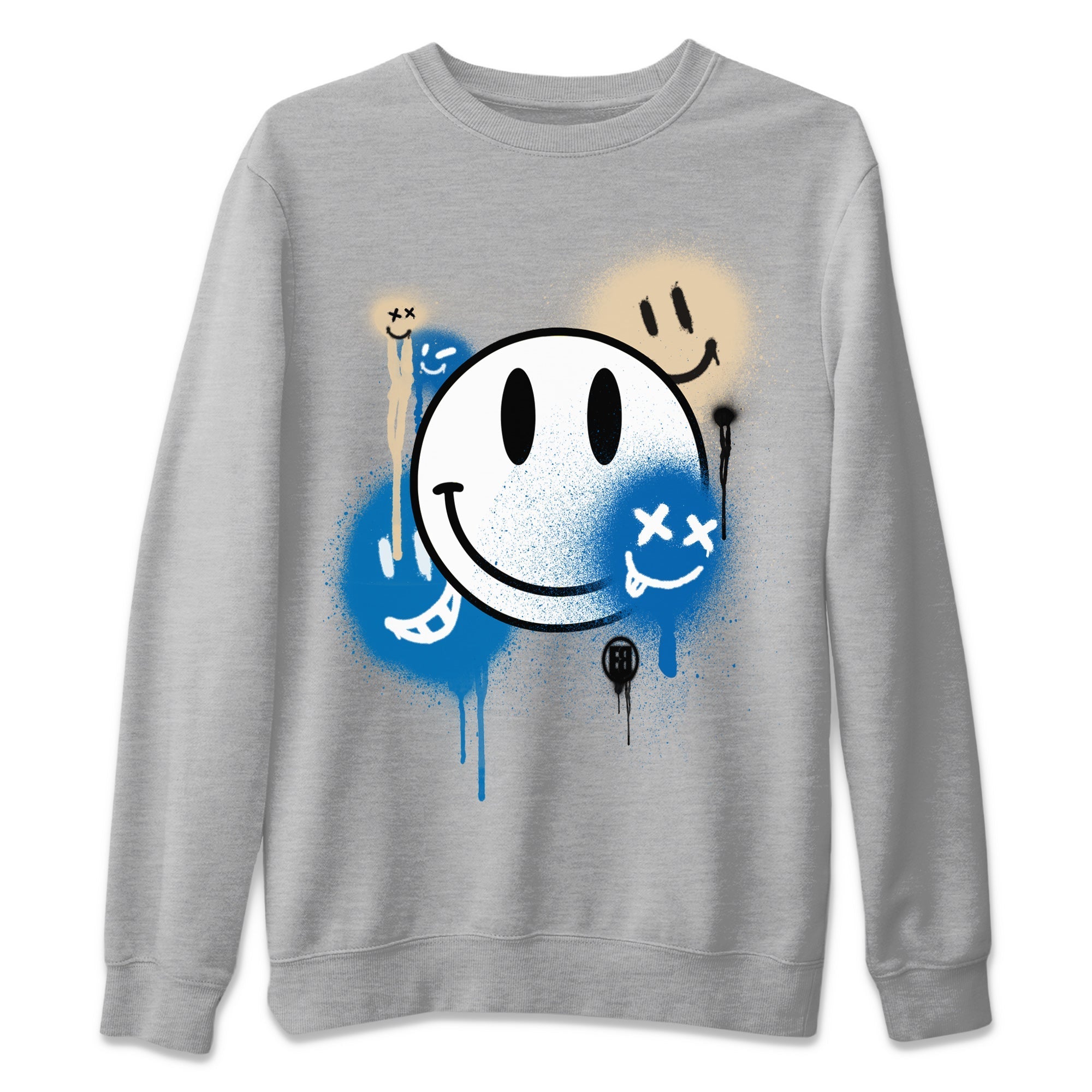 Smile Painting Unisex Sweater – Air Jordan 1 Travis Scott Fragment, Sneakers Matching Sweater
