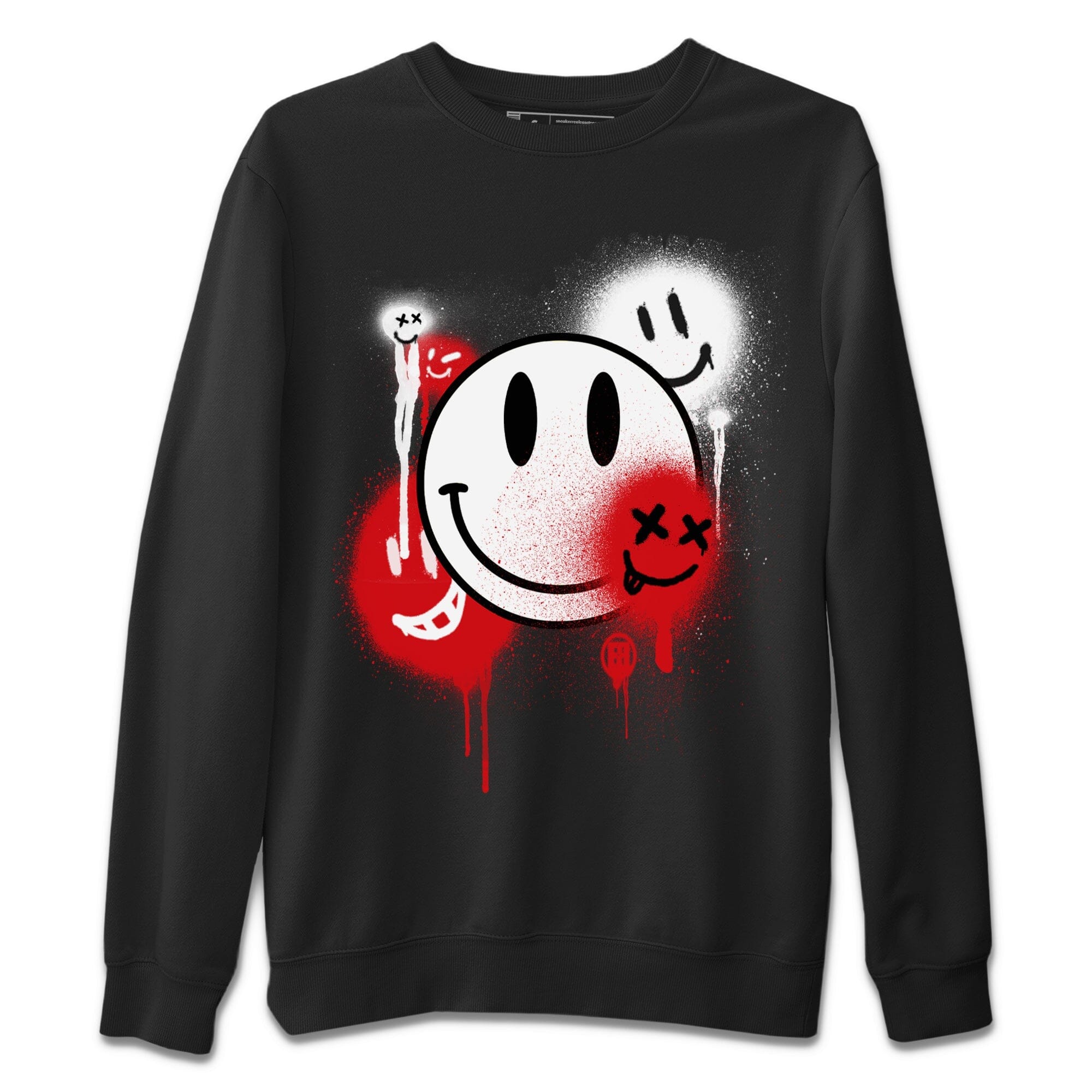 Smile Painting Unisex Sweater – Air Jordan 5 Fire Red, Sneakers Matching Sweater