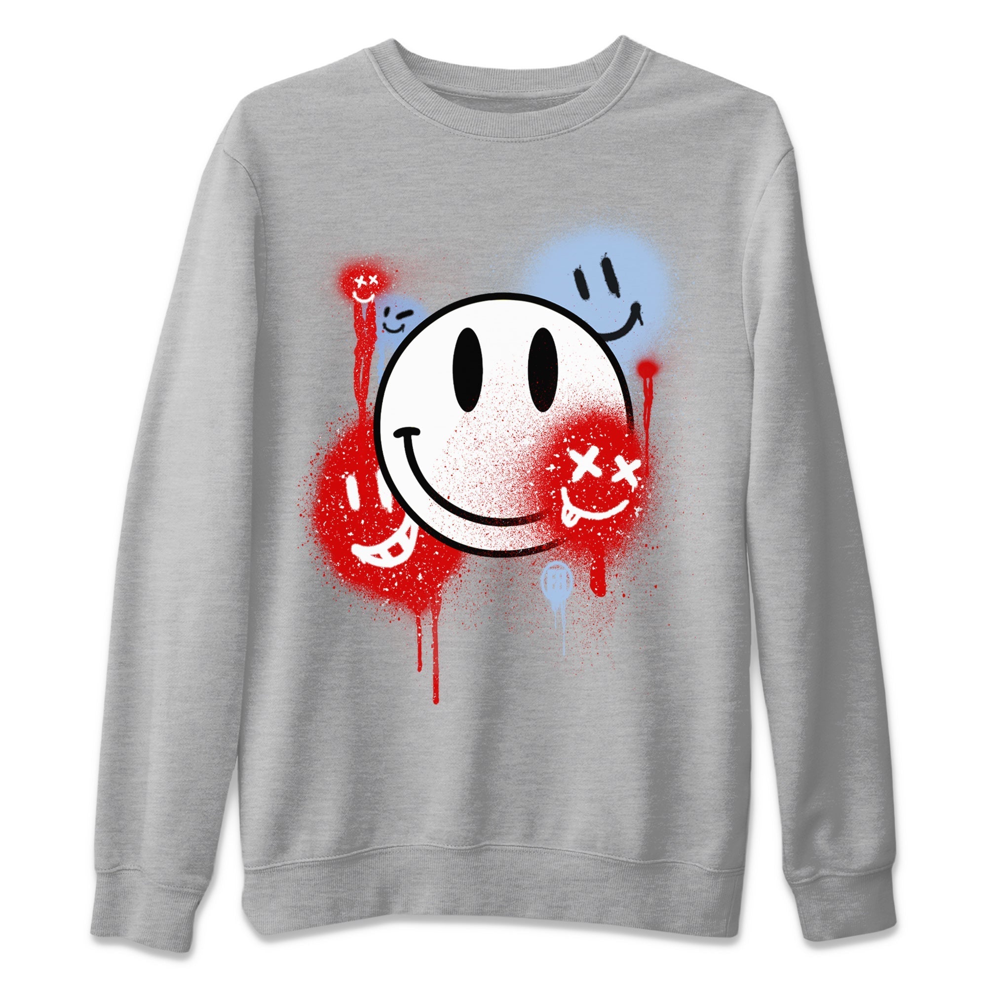 Smile Painting Unisex Sweater – Air Jordan 6 Red Velvet Cookies, Sneakers Matching Sweater