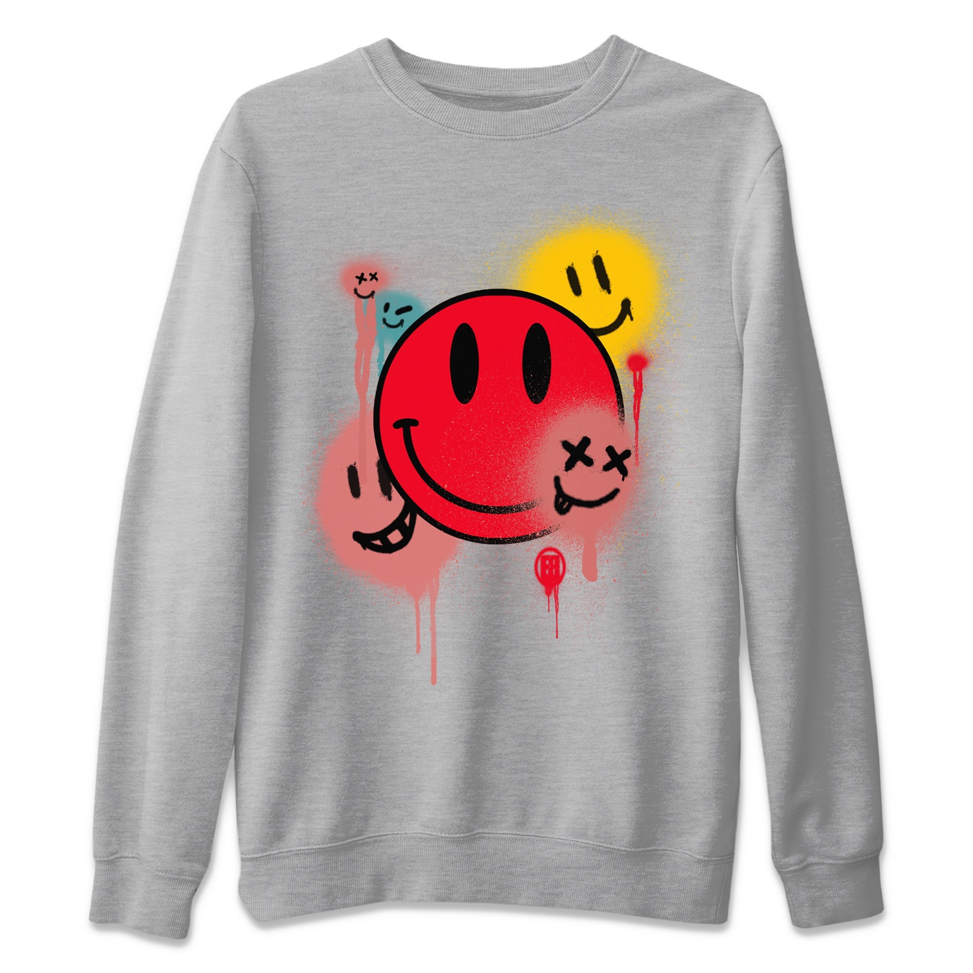 Smile Painting Unisex Sweater – Yeezy 700 Hi-Res Red, Sneakers Matching Sweater