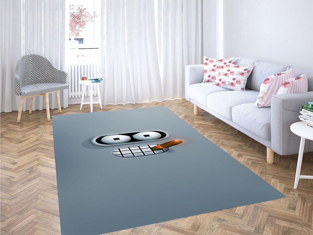 Smiley Background Living Room Modern Carpet Rectangle Rug