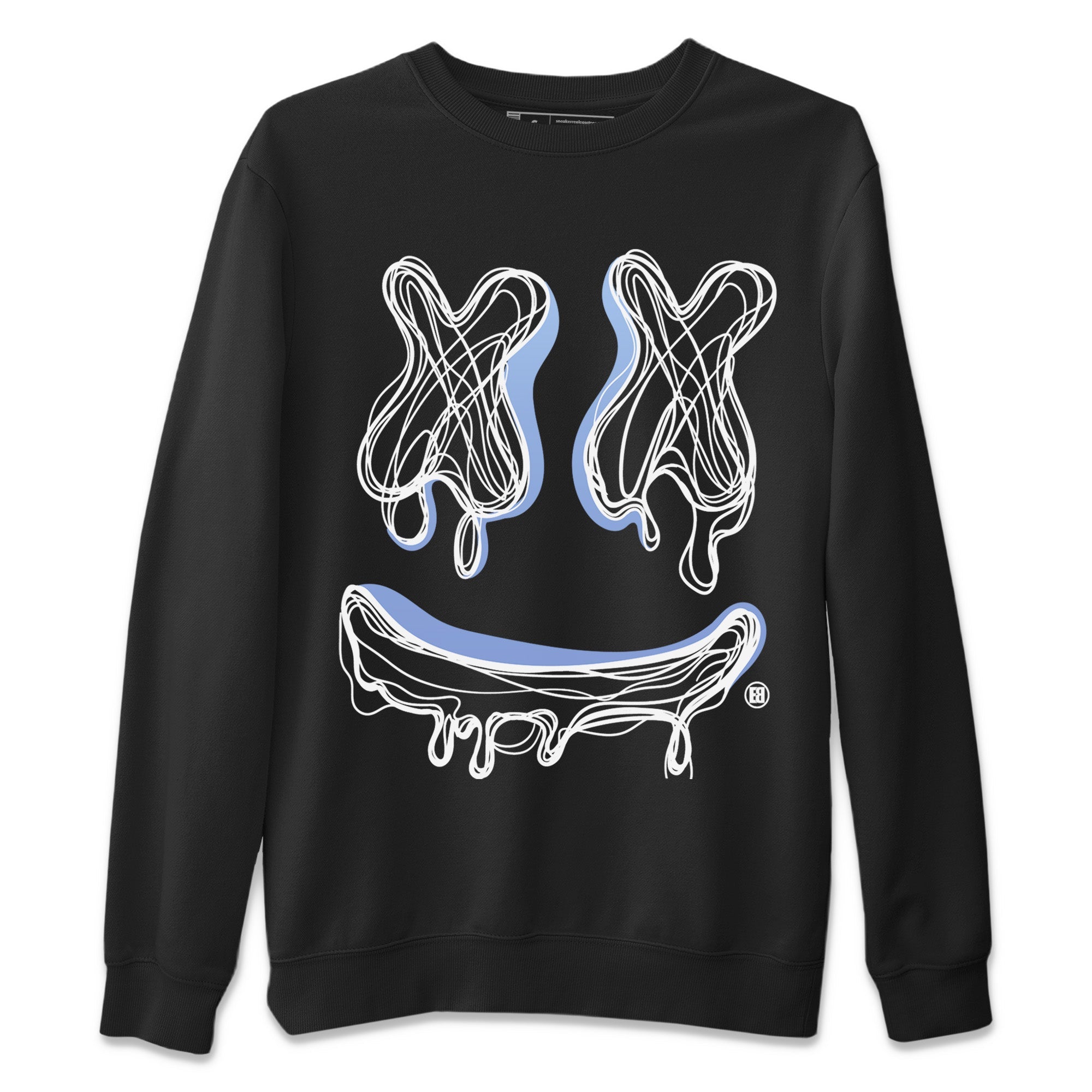 Smiley Doodle Unisex Sweater – Air Jordan 11 White Cement, Sneakers Matching Sweater