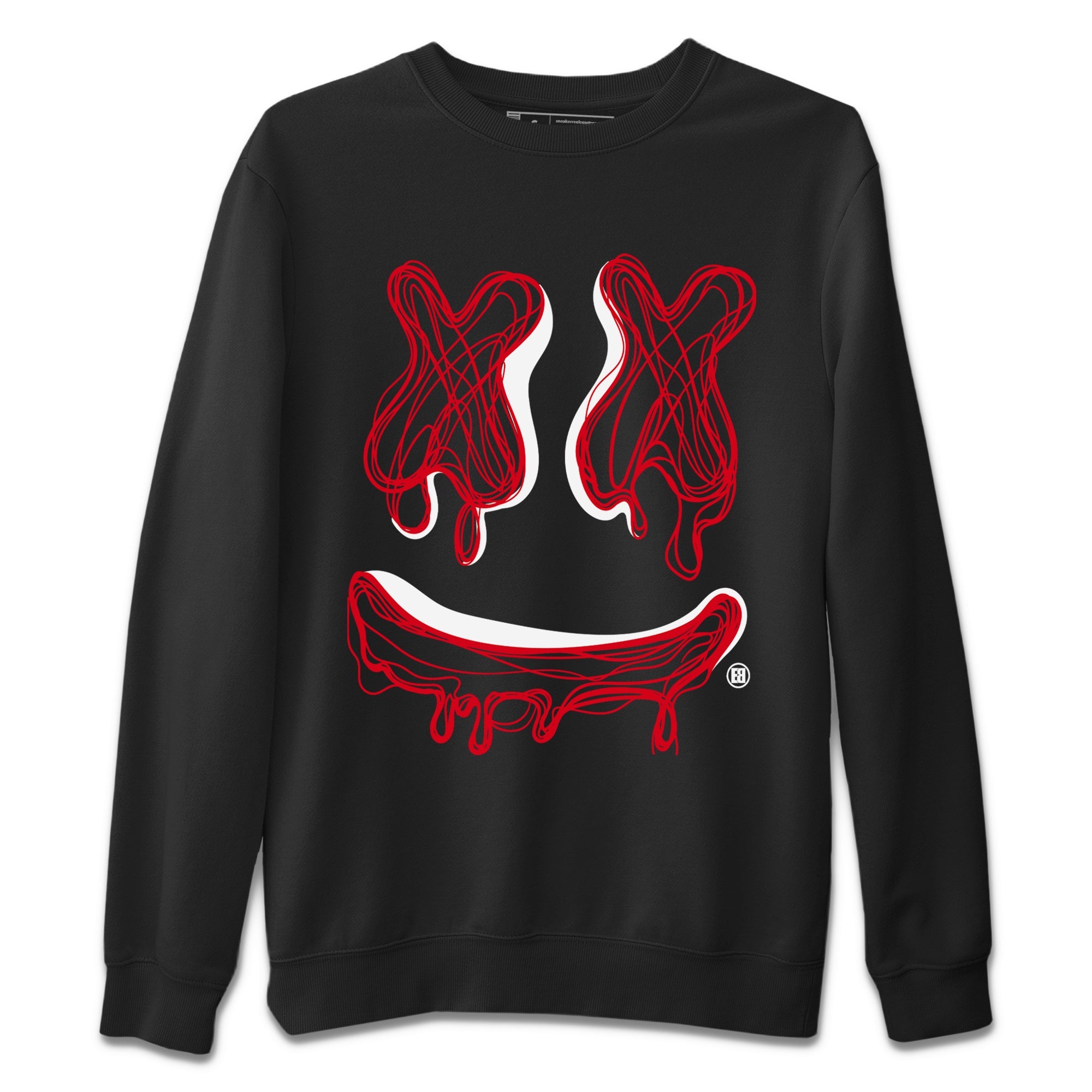Smiley Doodle Unisex Sweater – Air Jordan 6 Toro Bravo, Sneakers Matching Sweater