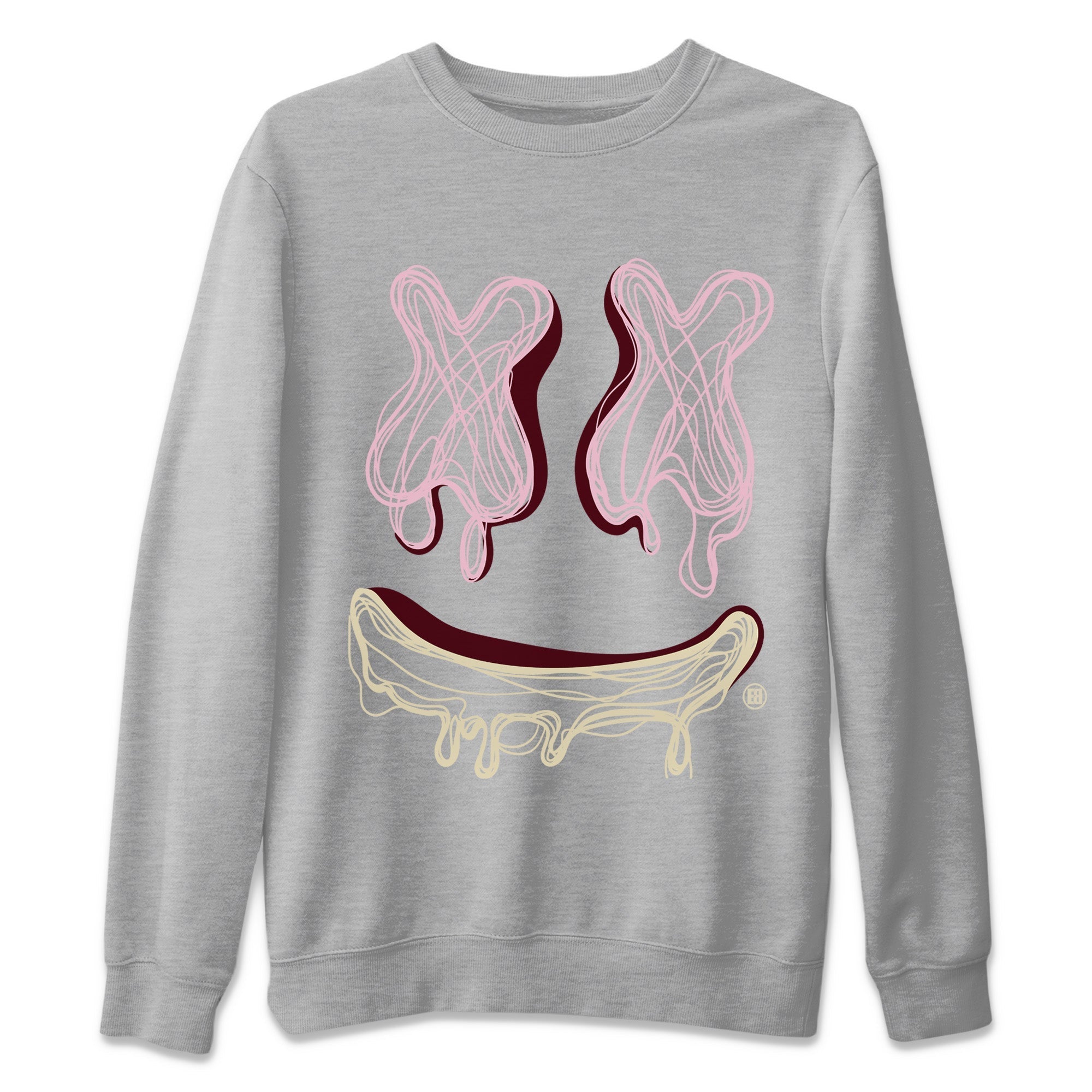 Smiley Doodle Unisex Sweater – Dunk Valentines Day, Sneakers Matching Sweater