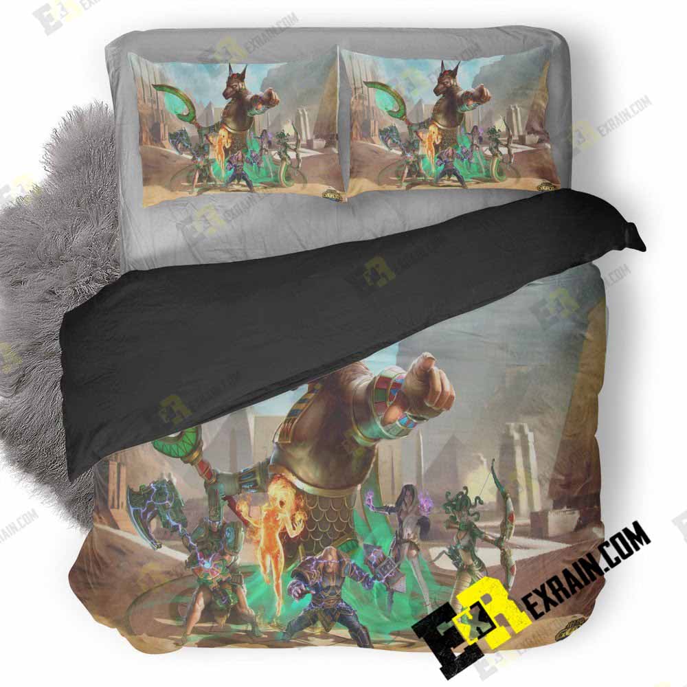 Smite 9E 3D Customized Duvet Cover Bedding Set
