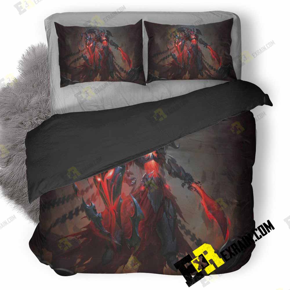 Smite God Slayer Ares Game 3D Customized Duvet Cover Bedding Set