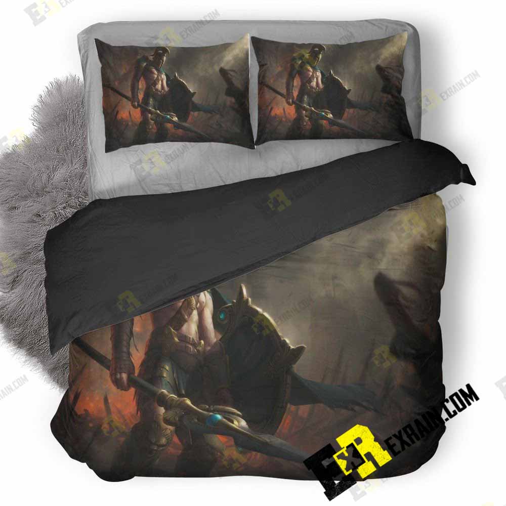 Smite Video Game Km 3D Customized Duvet Cover Bedding Set