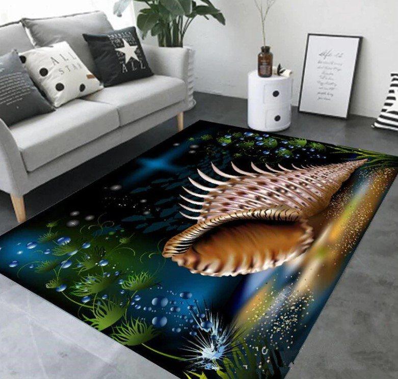 Snail Rectangle Rug