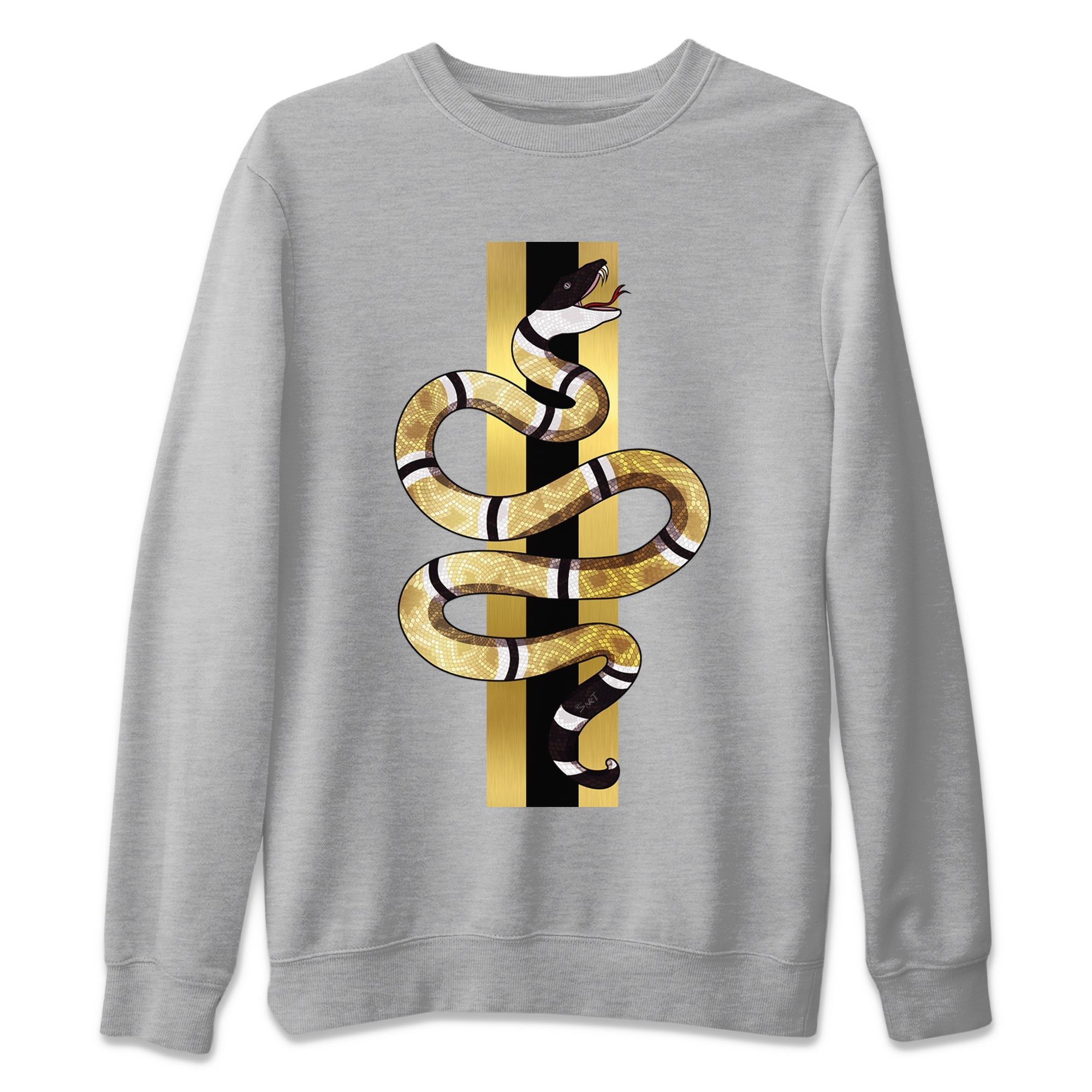 Snake Unisex Sweater – Air Jordan 12 Black Taxi, Sneakers Matching Sweater