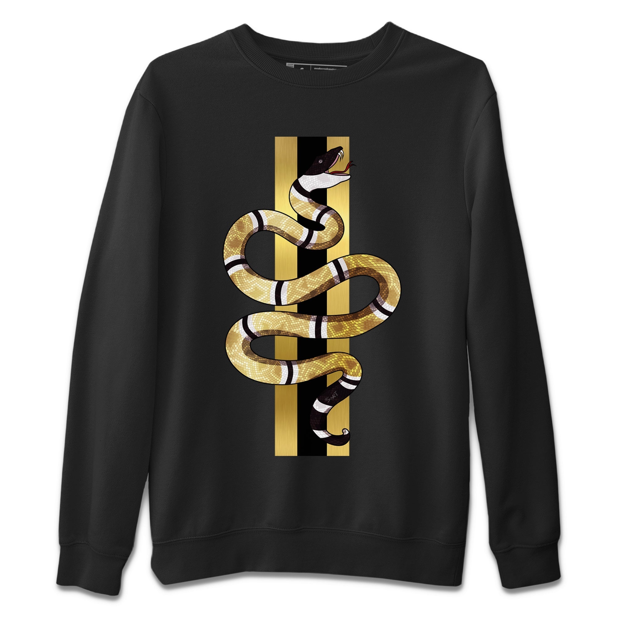 Snake Unisex Sweater – Air Jordan 12 Black Taxi, Sneakers Matching Sweater