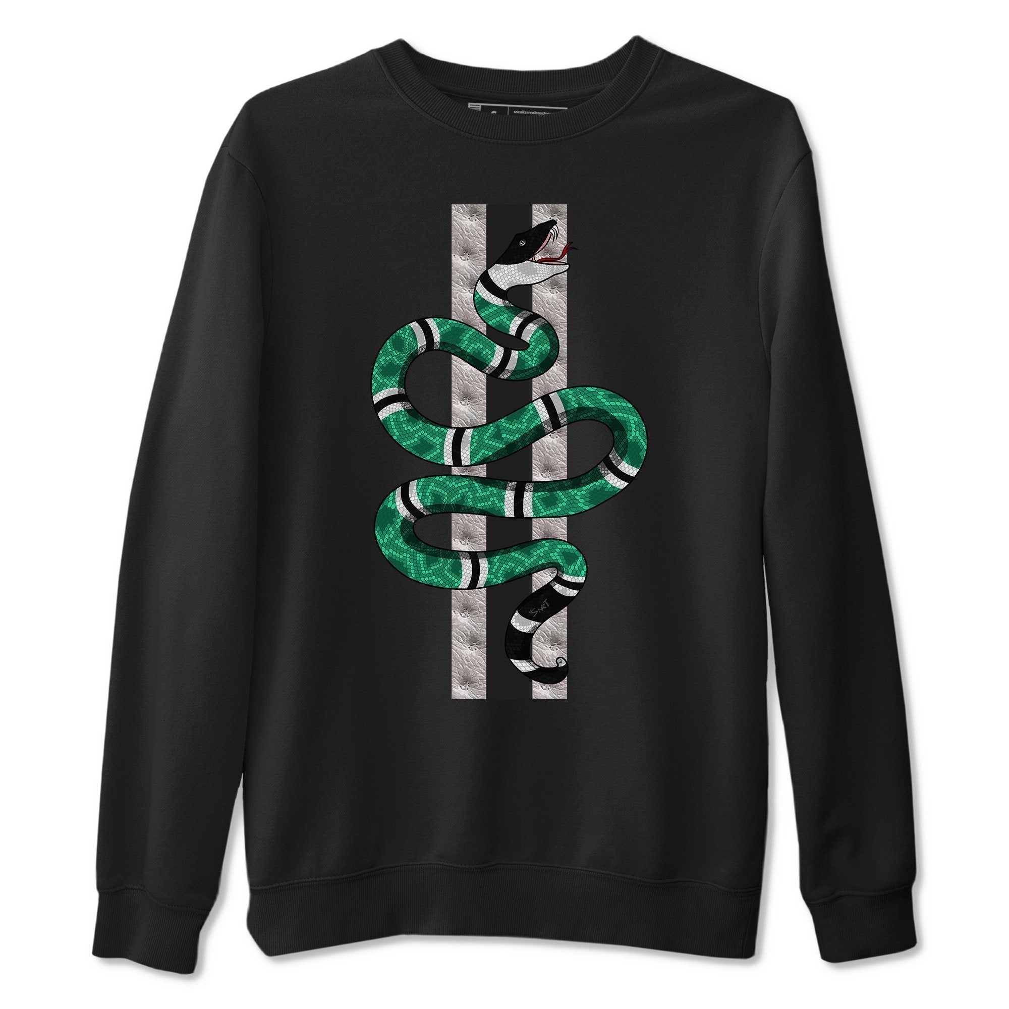 Snake Unisex Sweater – Air Jordan 13 Lucky Green, Sneakers Matching Sweater