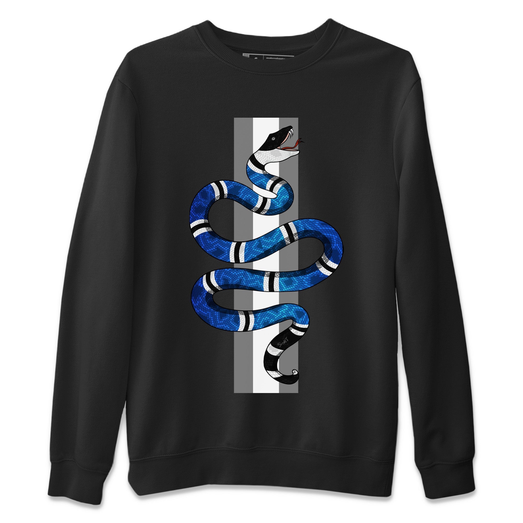 Snake Unisex Sweater – Air Jordan 1 True Blue, Sneakers Matching Sweater