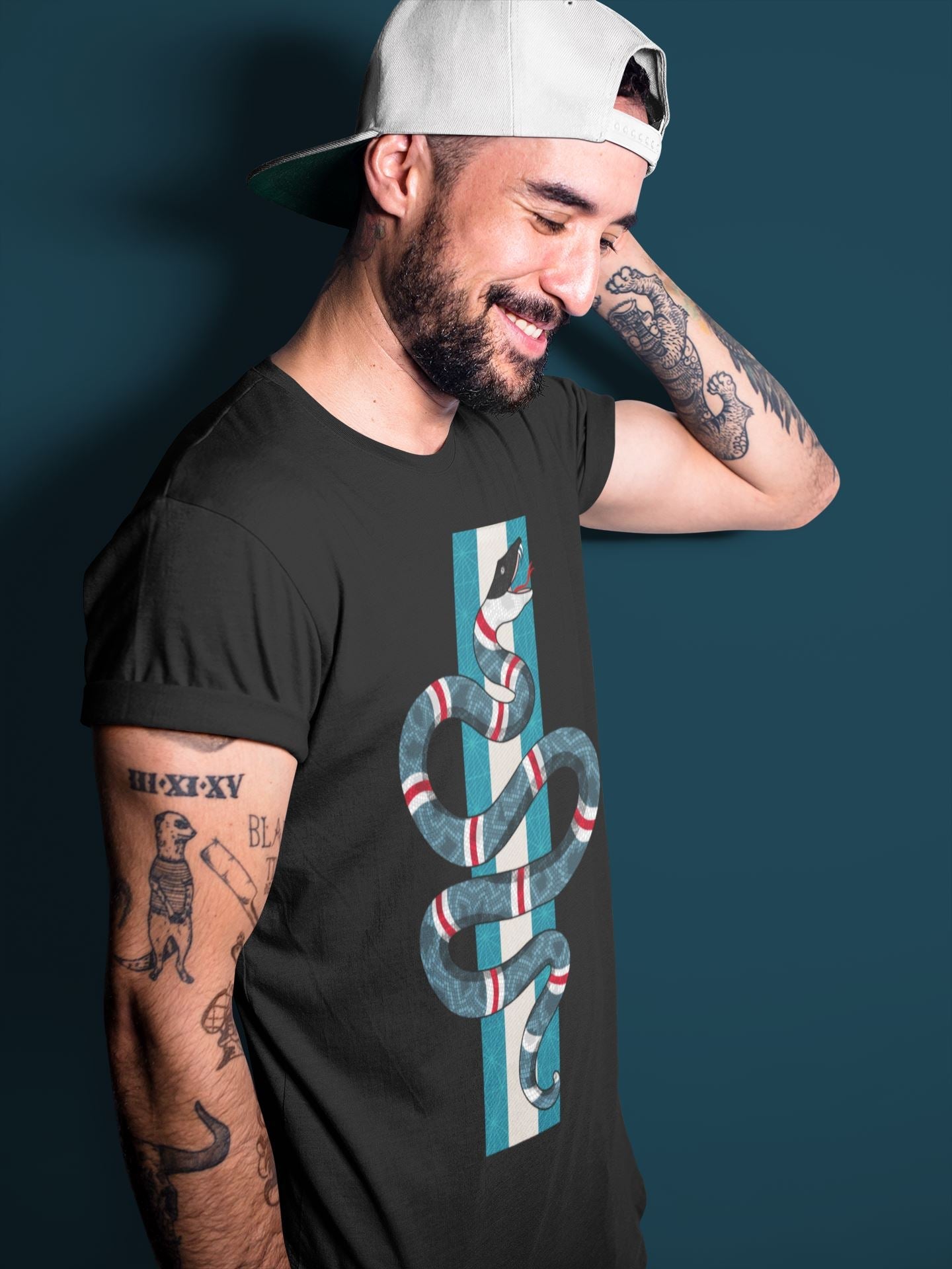 Snake Unisex Sweater – Air Jordan 4 Deep Ocean, Sneakers Matching Sweater