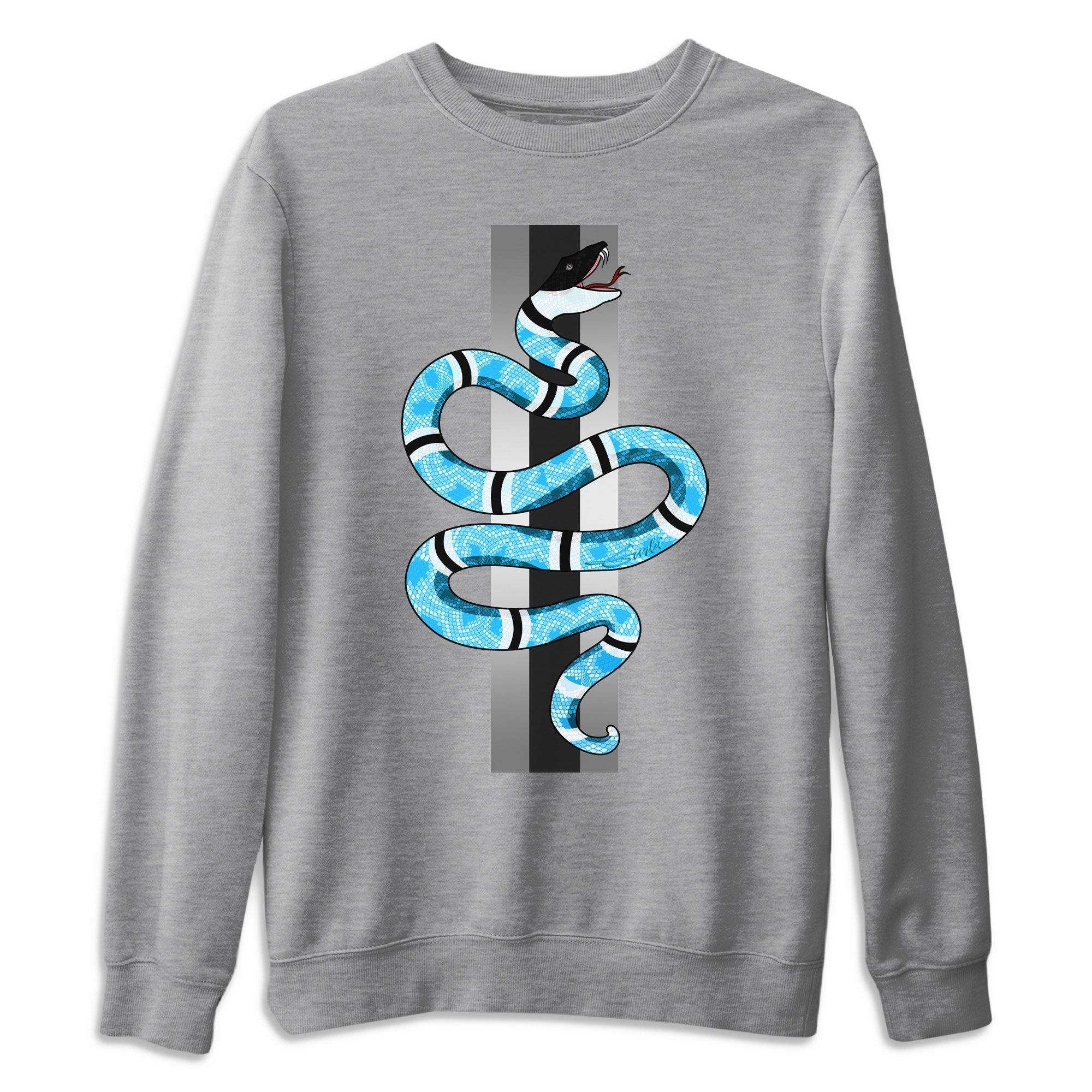 Snake Unisex Sweater – Yeezy 700 Bright Cyan, Sneakers Matching Sweater