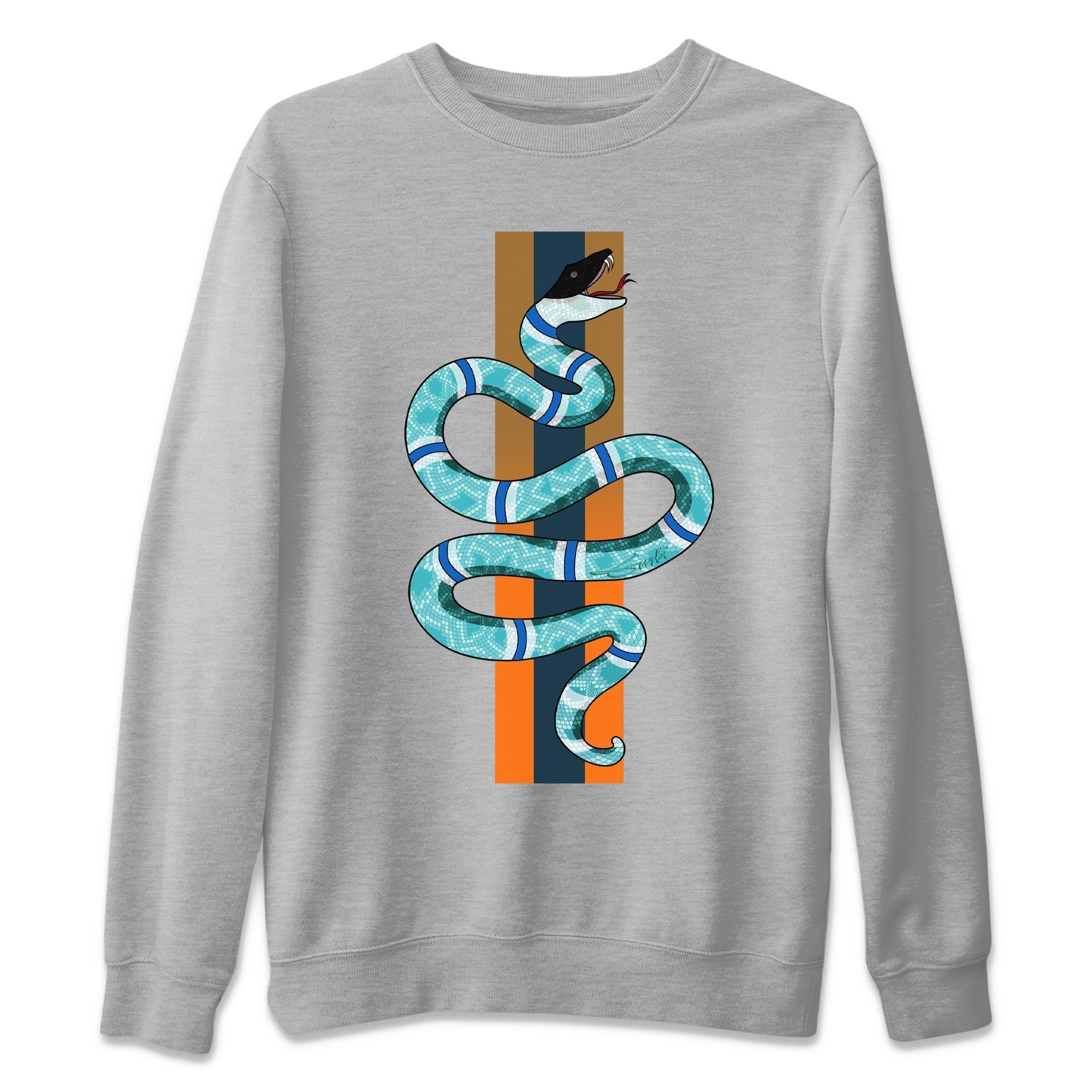 Snake Unisex Sweater – Yeezy 700 Faded Azure, Sneakers Matching Sweater