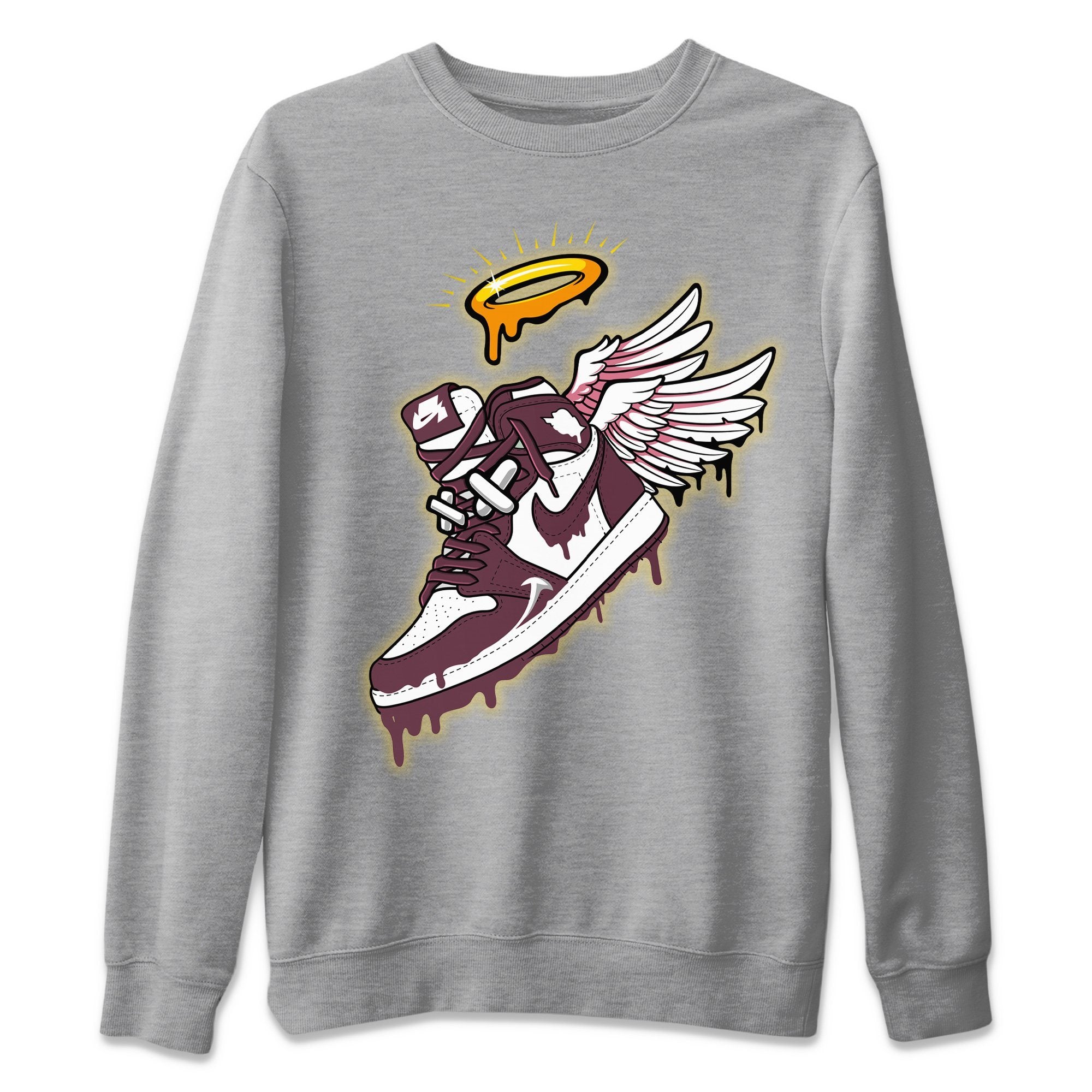 Sneaker Angel Unisex Sweater – Air Jordan 1 Bordeaux, Sneakers Matching Sweater