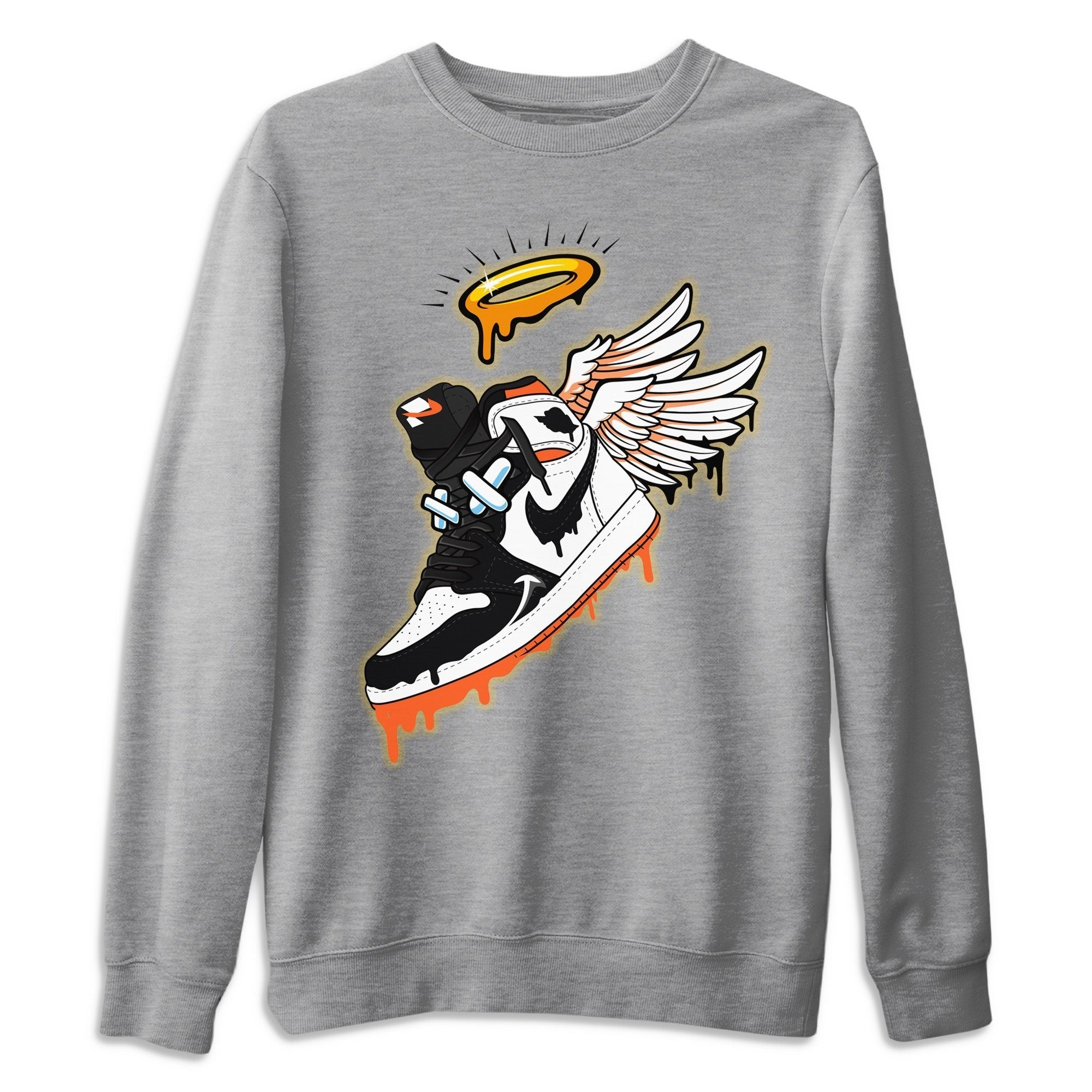 Sneaker Angel Unisex Sweater – Air Jordan 1 Electro Orange, Sneakers Matching Sweater