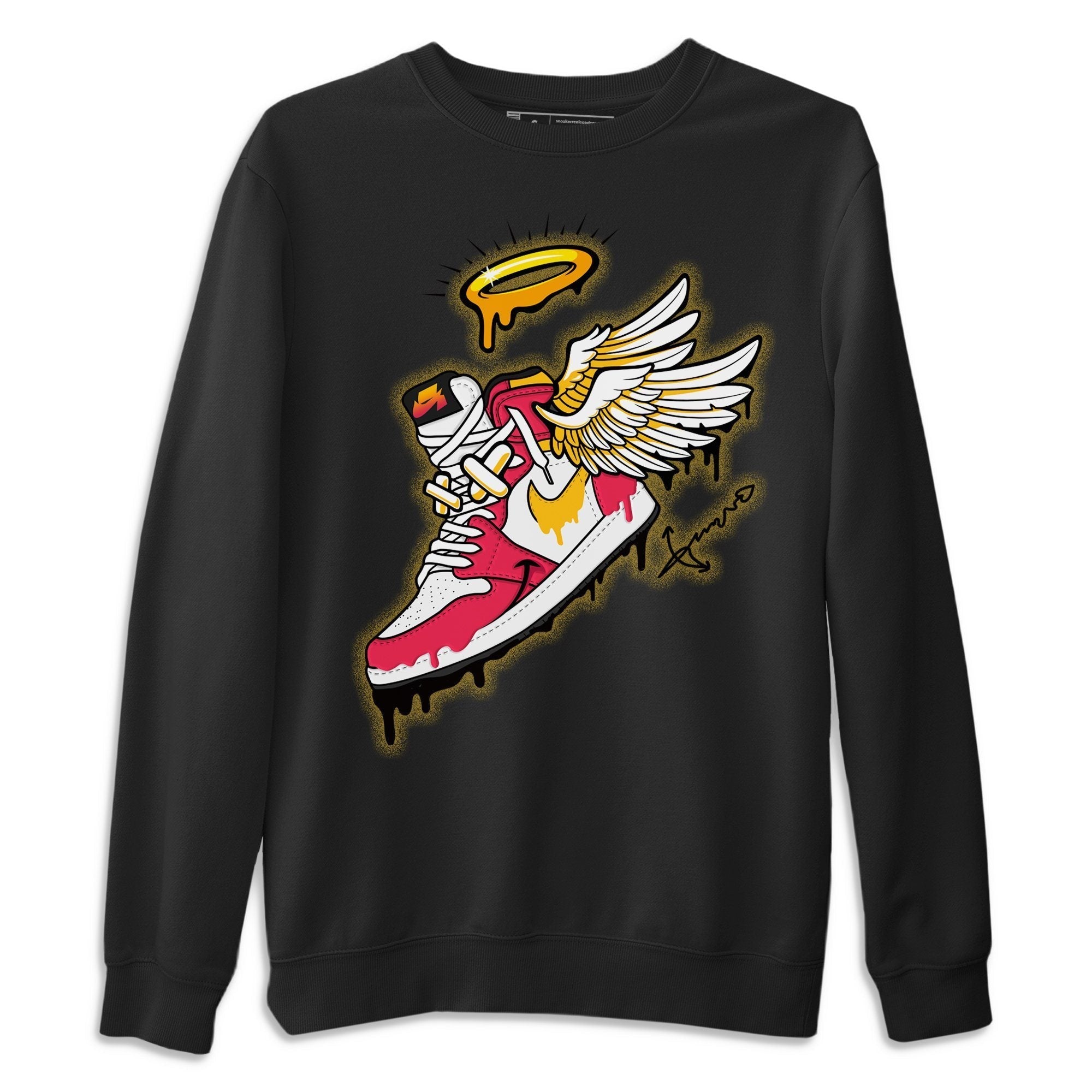Sneaker Angel Unisex Sweater – Air Jordan 1 Light Fusion Red, Sneakers Matching Sweater