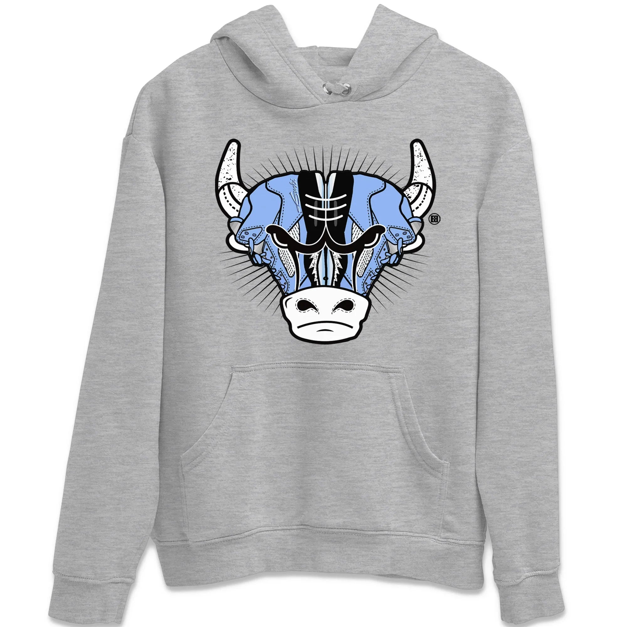 Sneaker Bull Head Unisex Hoodie – Air Jordan 5 UNC