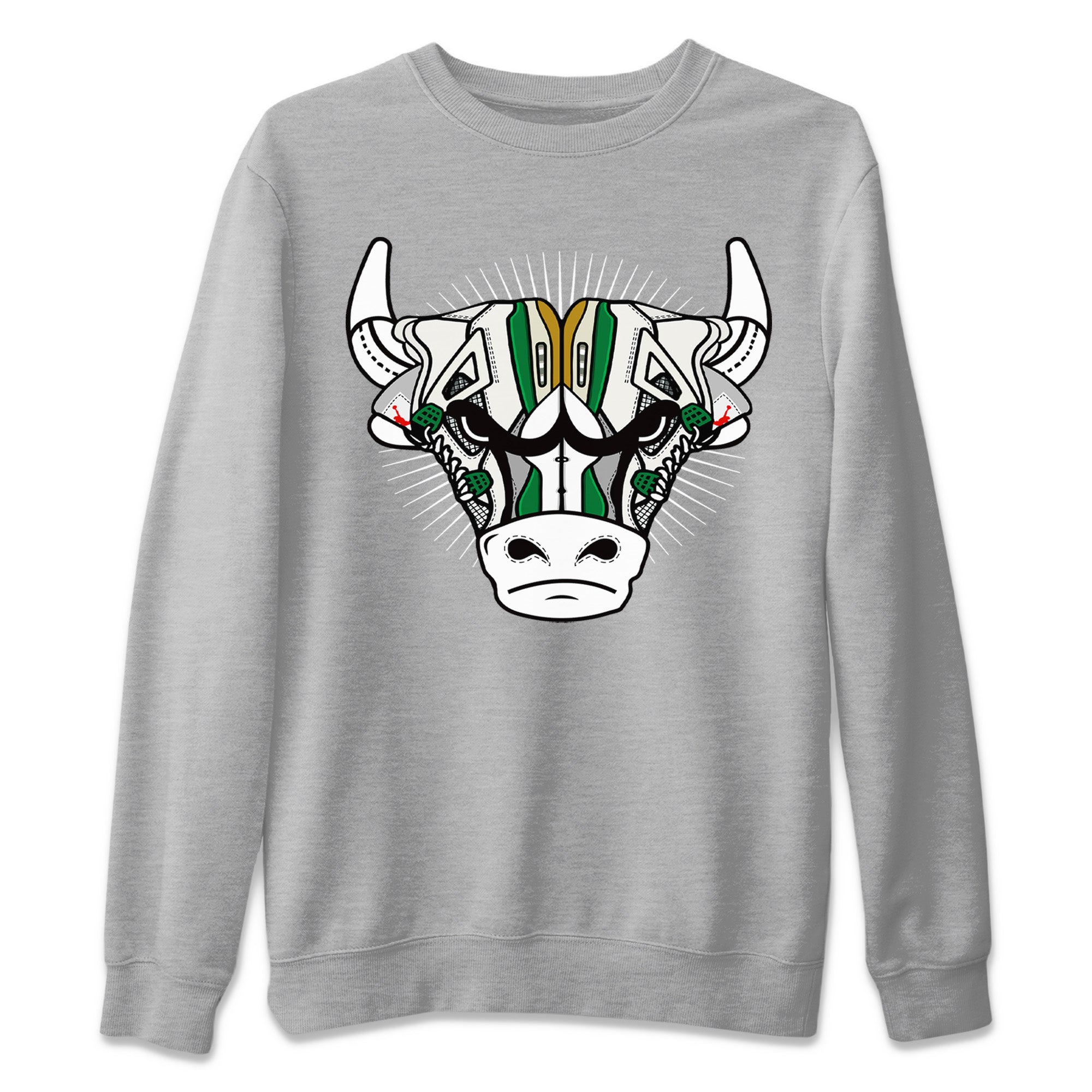 Sneaker Bull Head Unisex Sweater – Air Jordan 4 Pine Green, Sneakers Matching Sweater