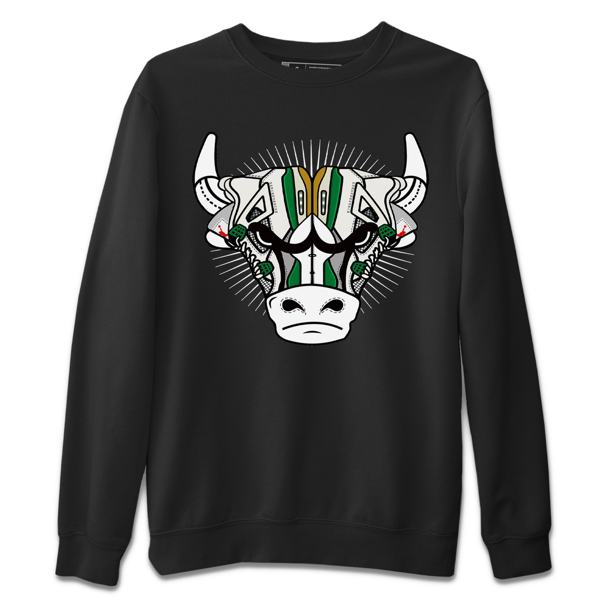 Sneaker Bull Head Unisex Sweater – Air Jordan 4 Pine Green, Sneakers Matching Sweater