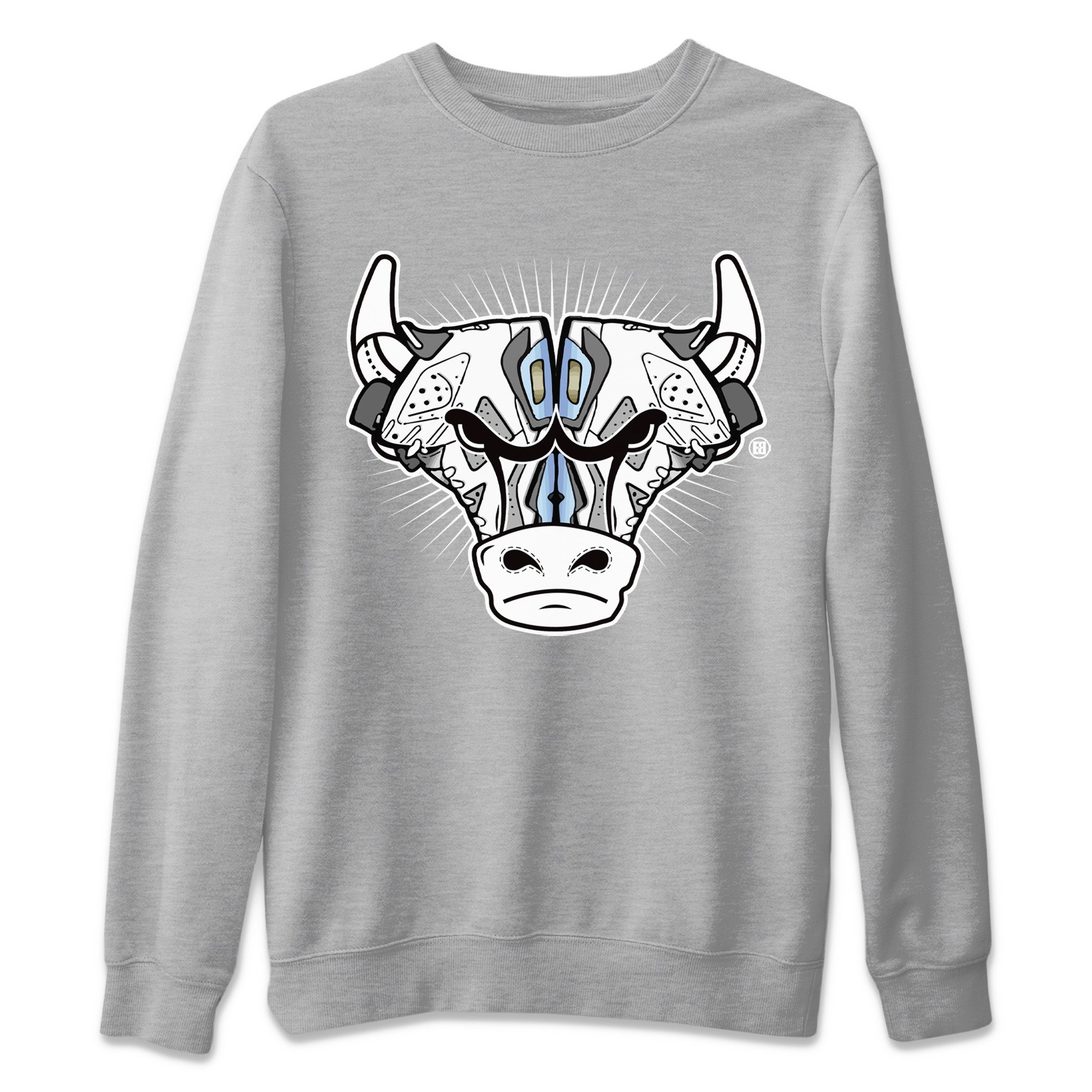 Sneaker Bull Head Unisex Sweater – Air Jordan 6 Cool Grey, Sneakers Matching Sweater