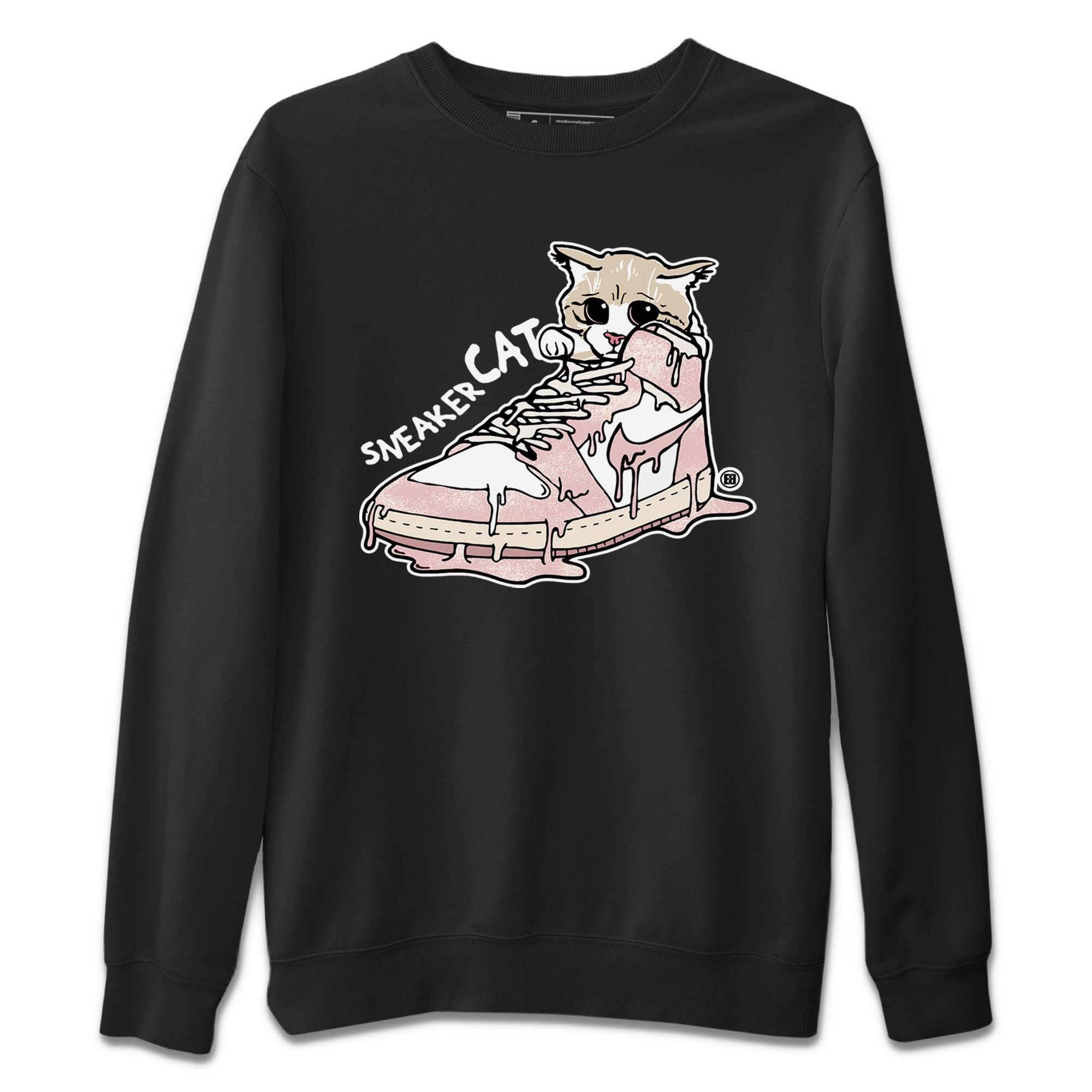 Sneaker Cat Unisex Sweater – Air Jordan 1 Washed Pink, Sneakers Matching Sweater
