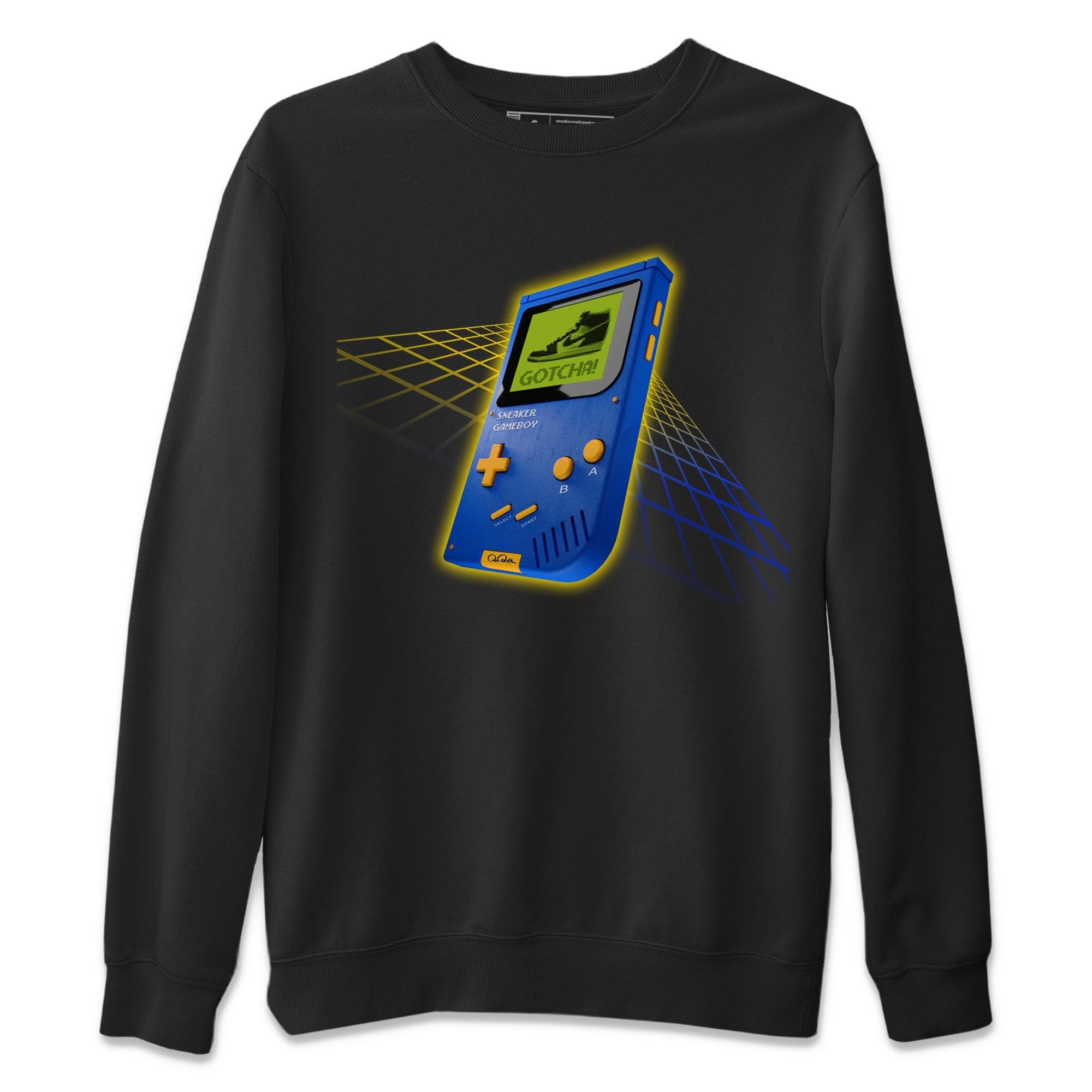 Sneaker Game Boy Unisex Sweater – Air Jordan 1 Game Royal Varsity Maize, Sneakers Matching Sweater