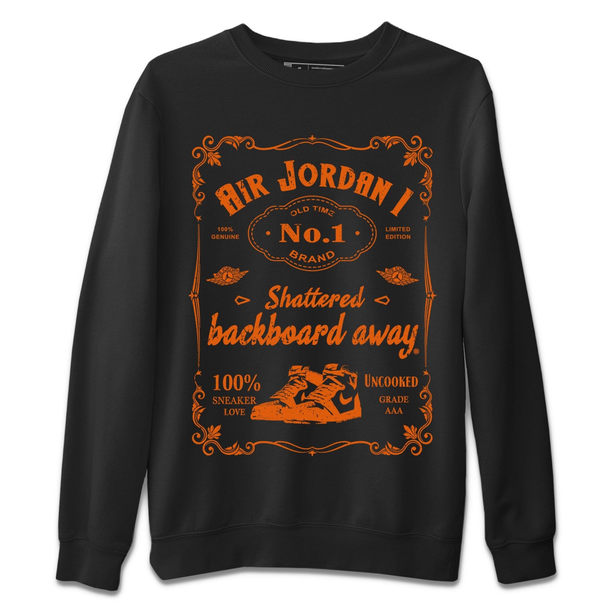 Sneaker Label Unisex Sweater – Air Jordan 1 Shattered Backboard Away, Sneakers Matching Sweater