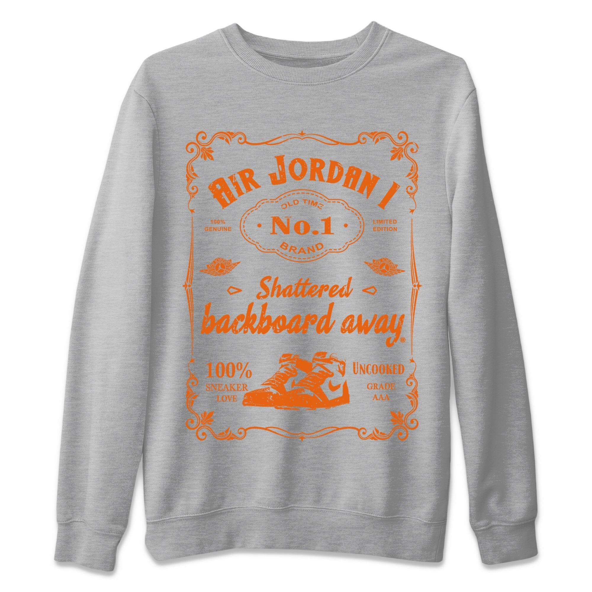 Sneaker Label Unisex Sweater – Air Jordan 1 Shattered Backboard Away, Sneakers Matching Sweater