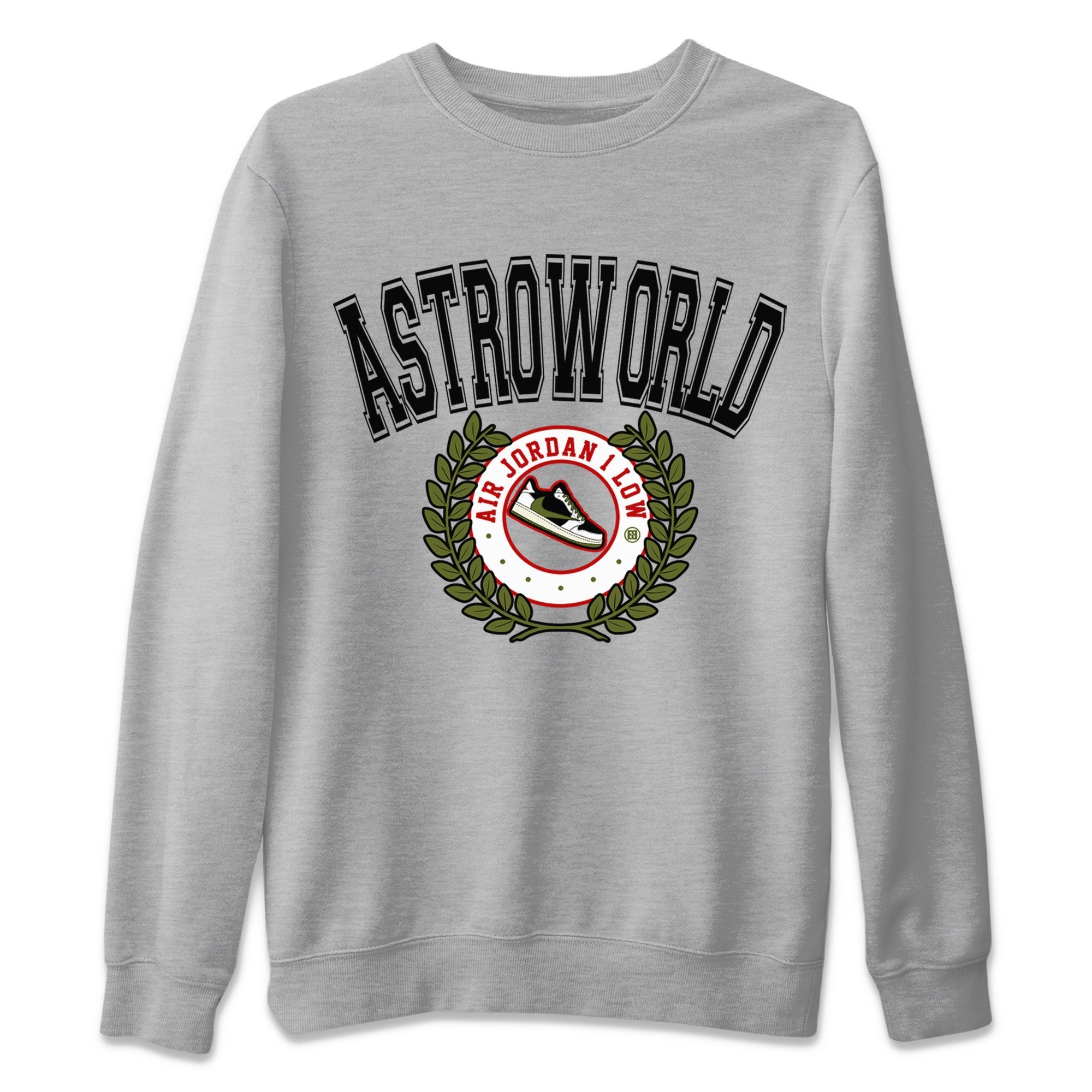 Sneaker Letter Unisex Sweater – Air Jordan 1 Travis Scott Olive, Sneakers Matching Sweater