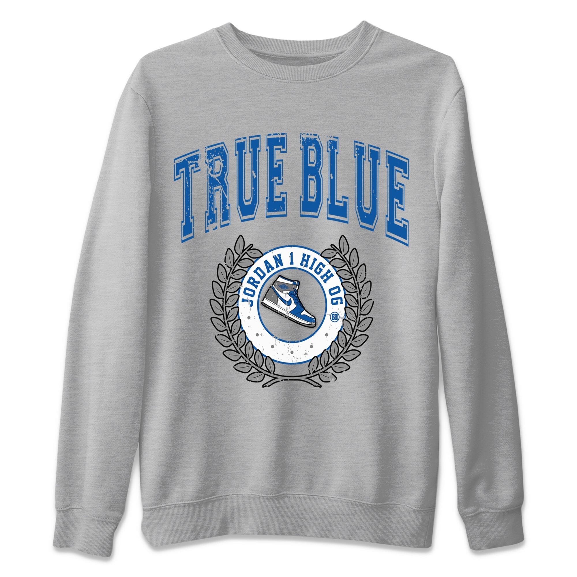 Sneaker Letter Unisex Sweater – Air Jordan 1 True Blue, Sneakers Matching Sweater