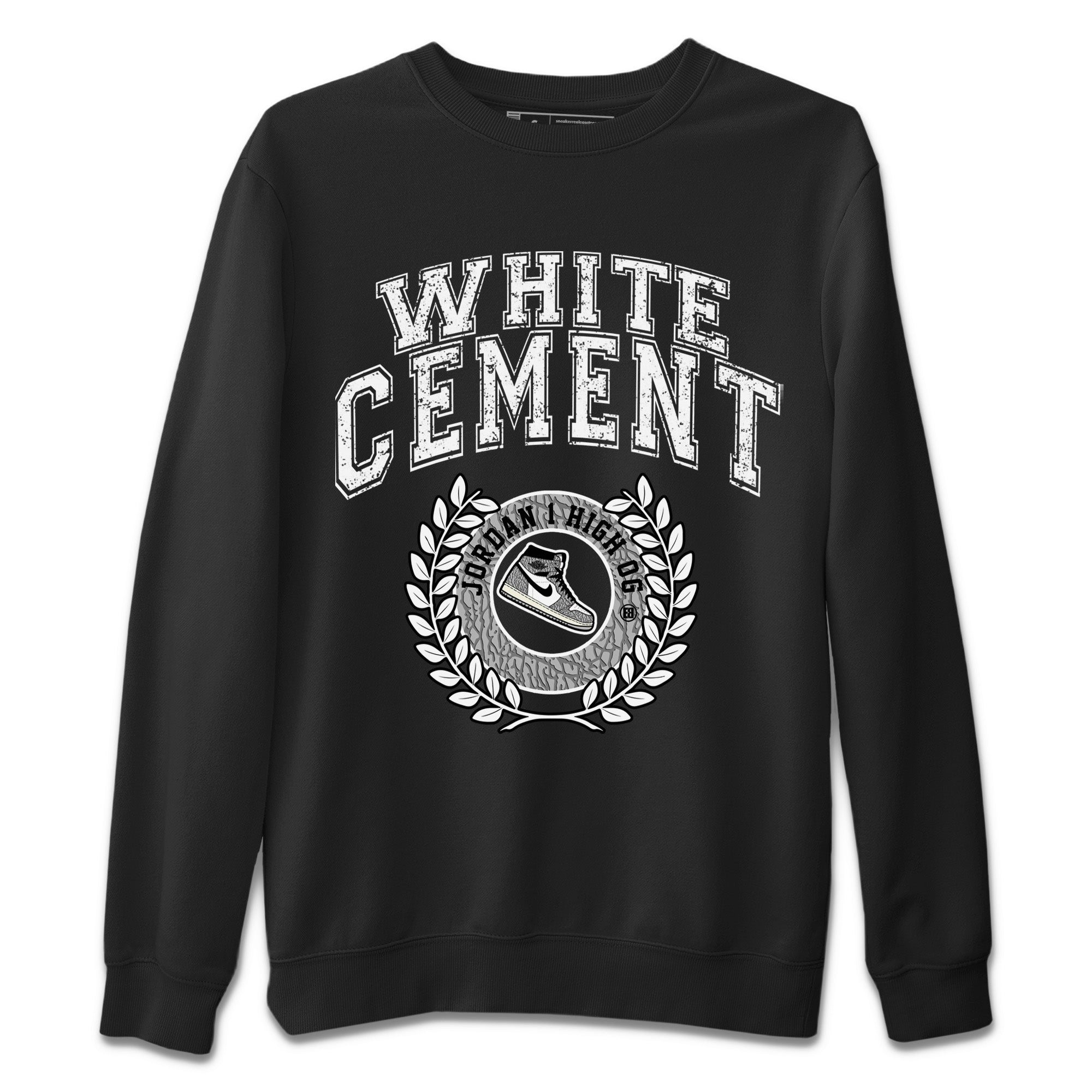 Sneaker Letter Unisex Sweater – Air Jordan 1 White Cement, Sneakers Matching Sweater