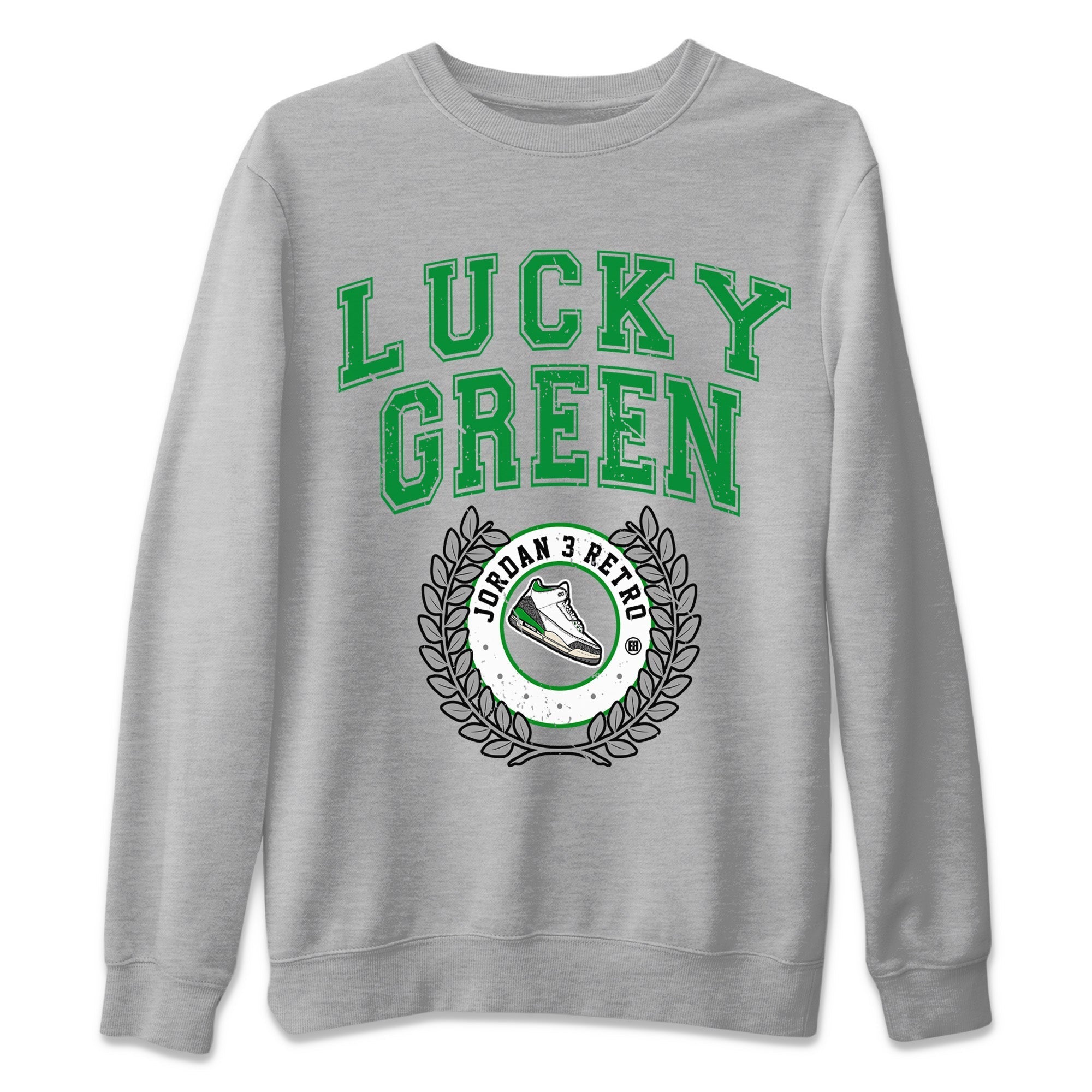 Sneaker Letter Unisex Sweater – Air Jordan 3 Lucky Green, Sneakers Matching Sweater