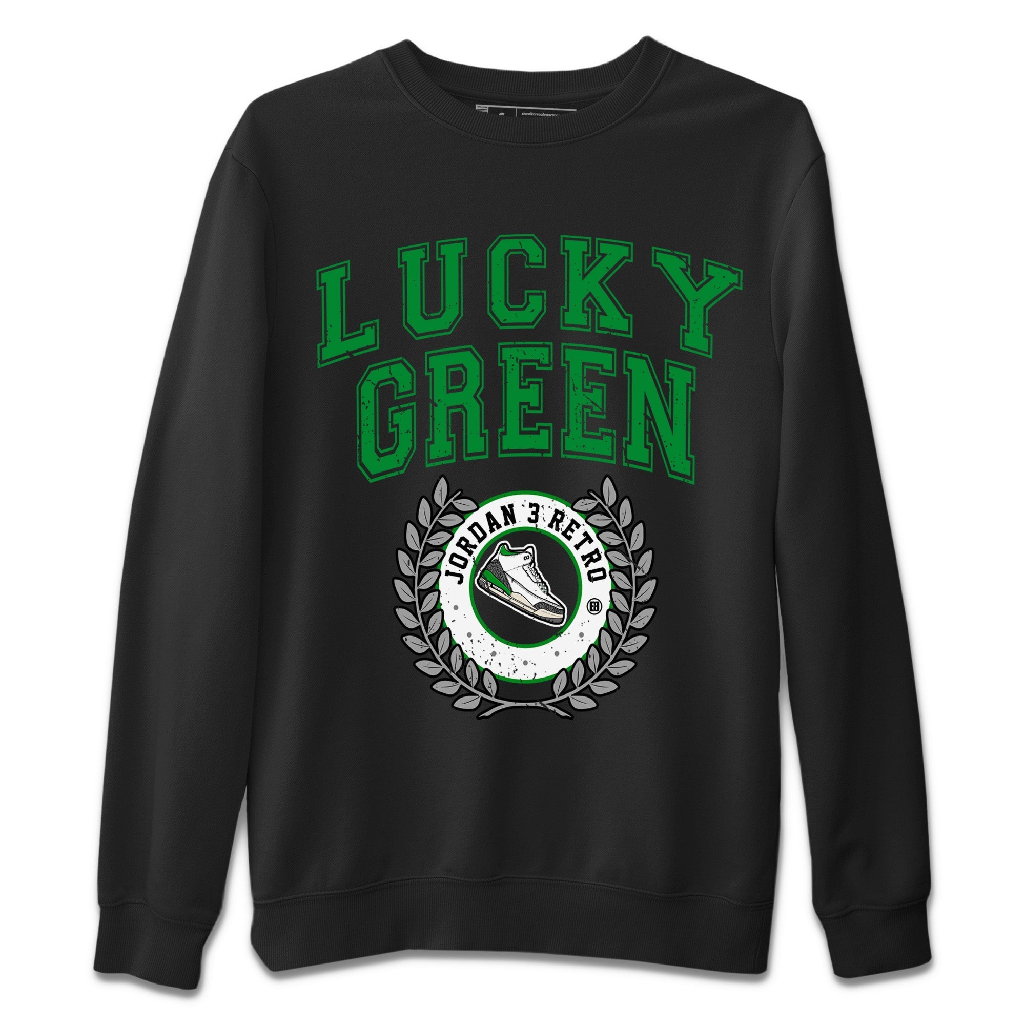 Sneaker Letter Unisex Sweater – Air Jordan 3 Lucky Green, Sneakers Matching Sweater